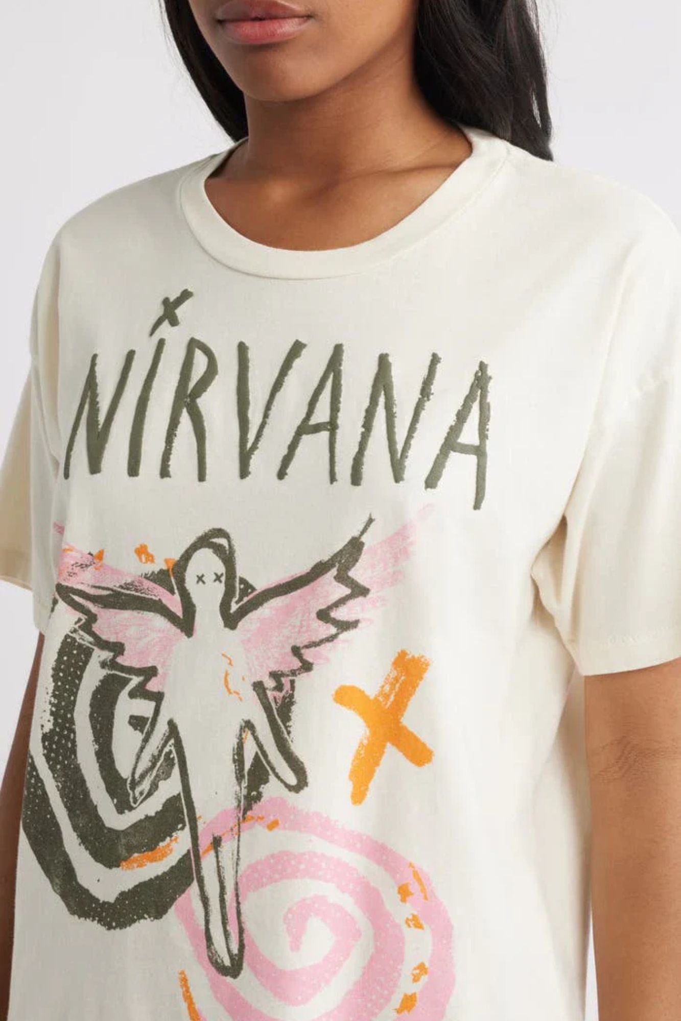 Nirvana In Uetro Collage Merch Tee