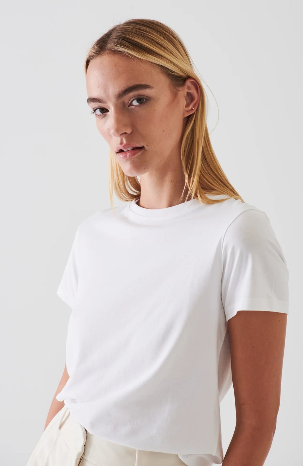 Pima Cotton Stretch Slim T-Shirt