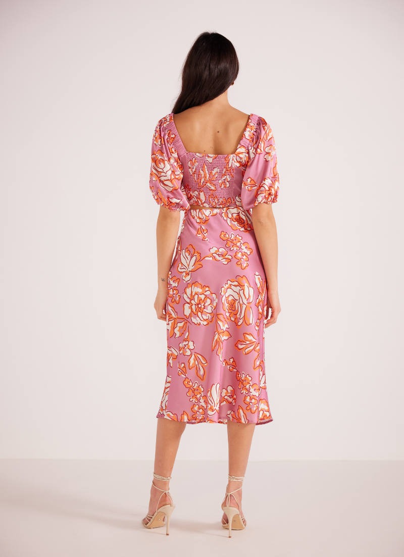 Mandevilla Bias Midi Skirt