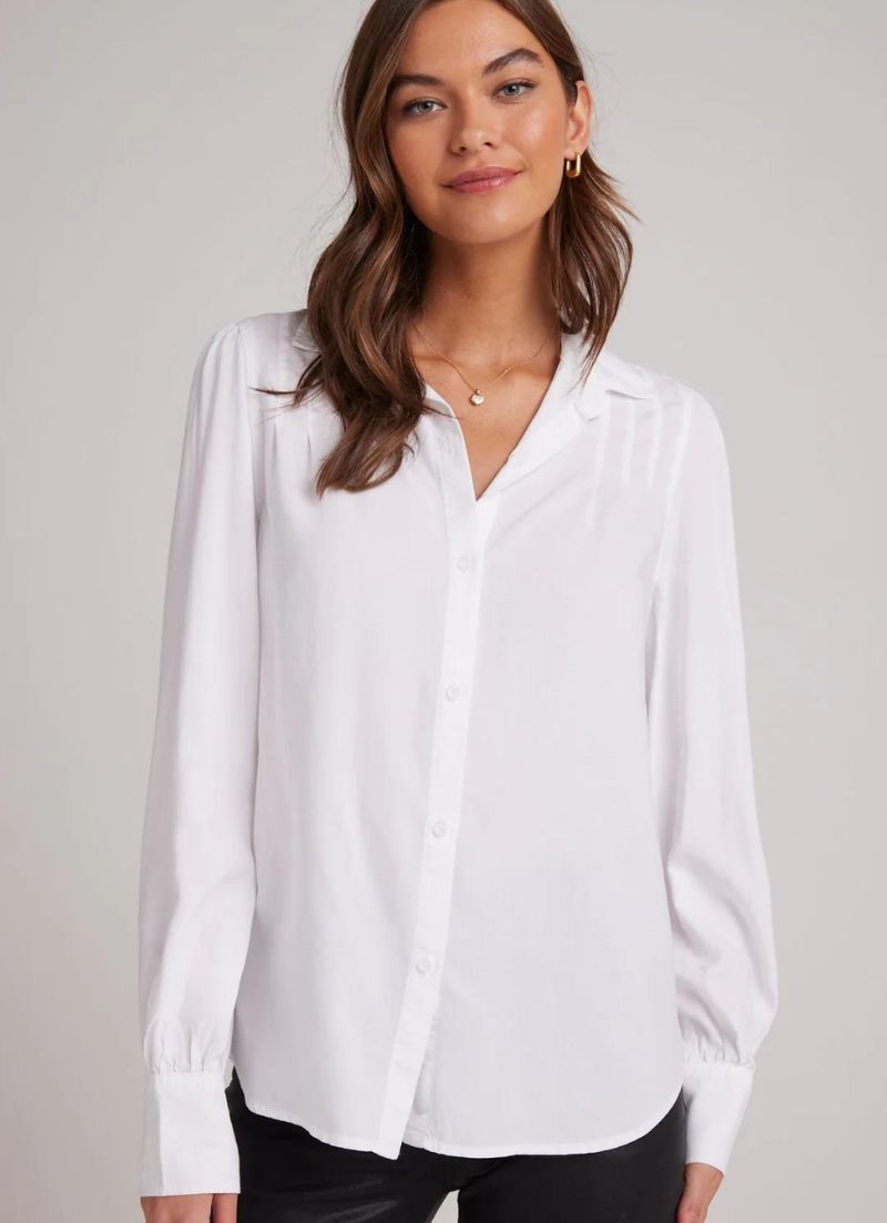 Pin Tucked Button Down