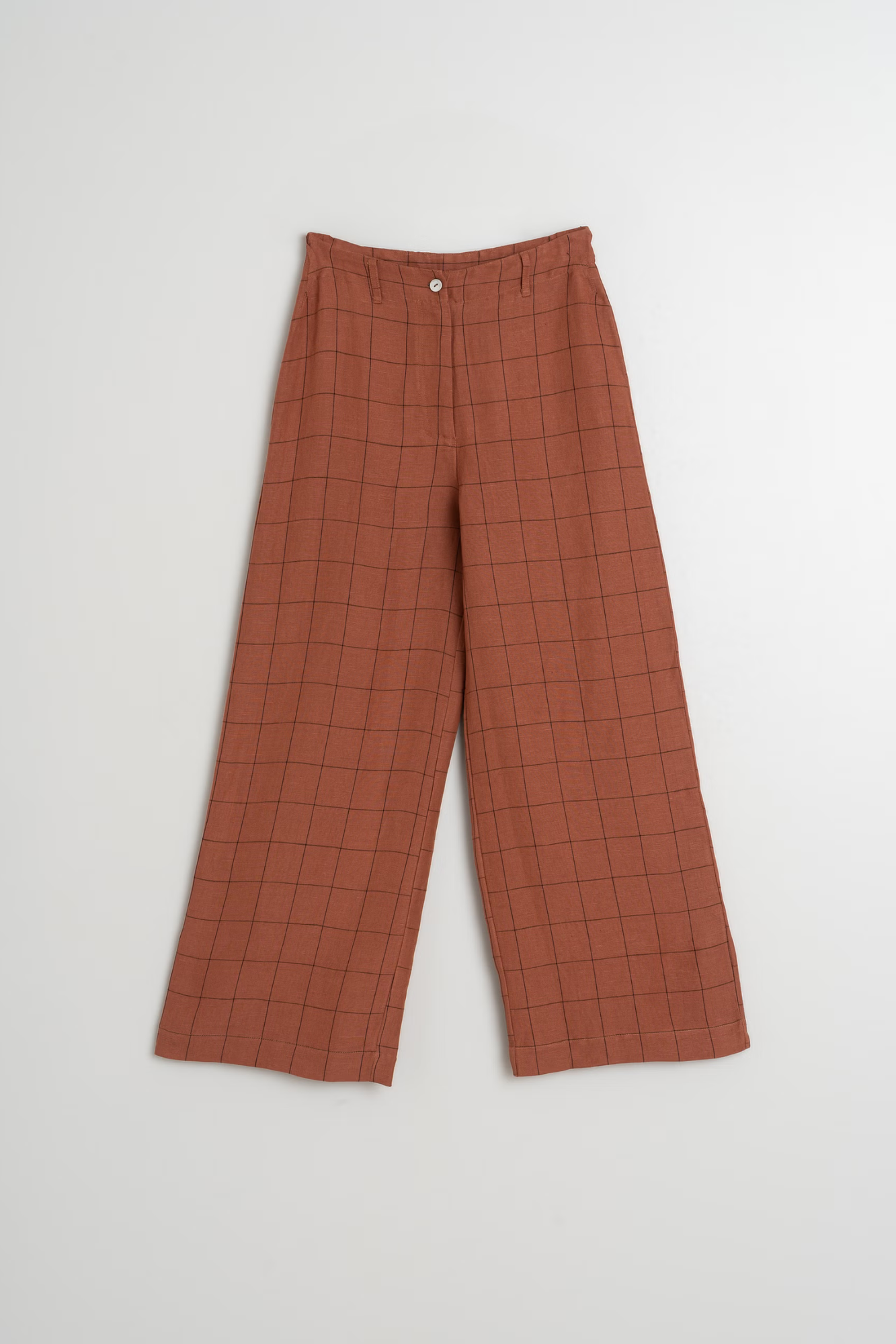 Windowpane Check Pants