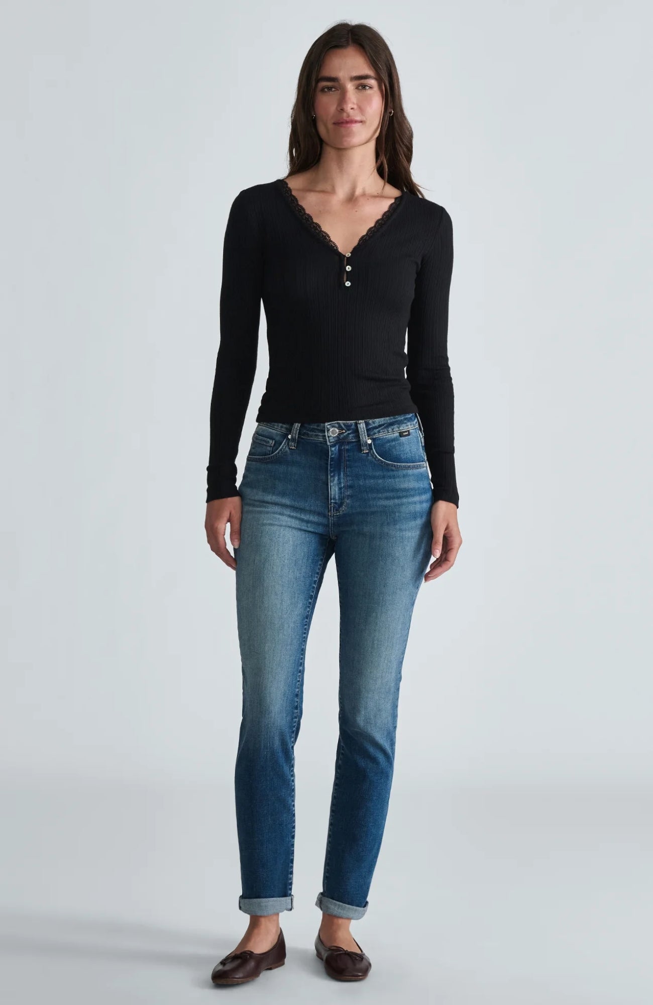 Kathleen Slim Boyfriend Jeans