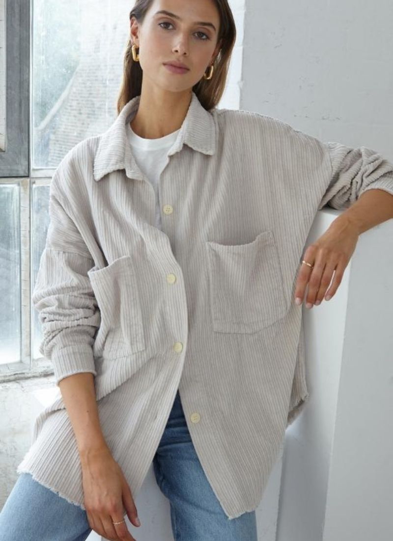 Chemise Delphine en velours doux