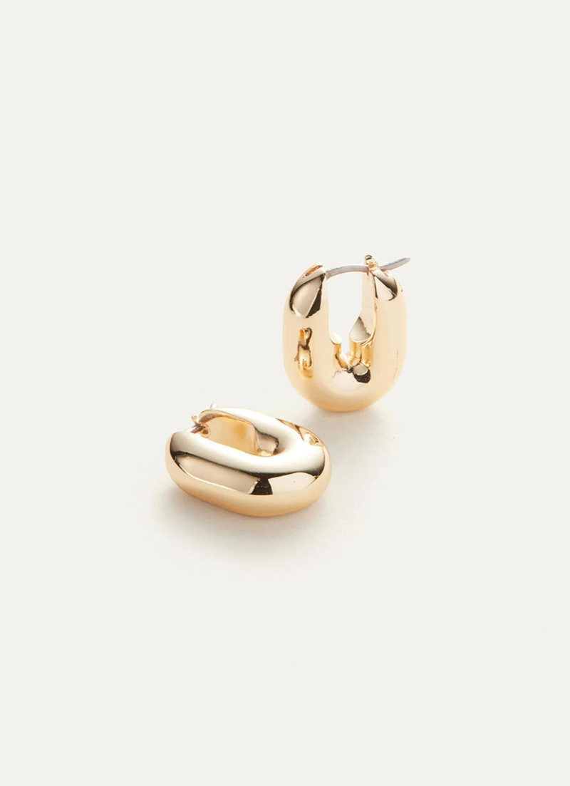 Puffy U-Link Earrings