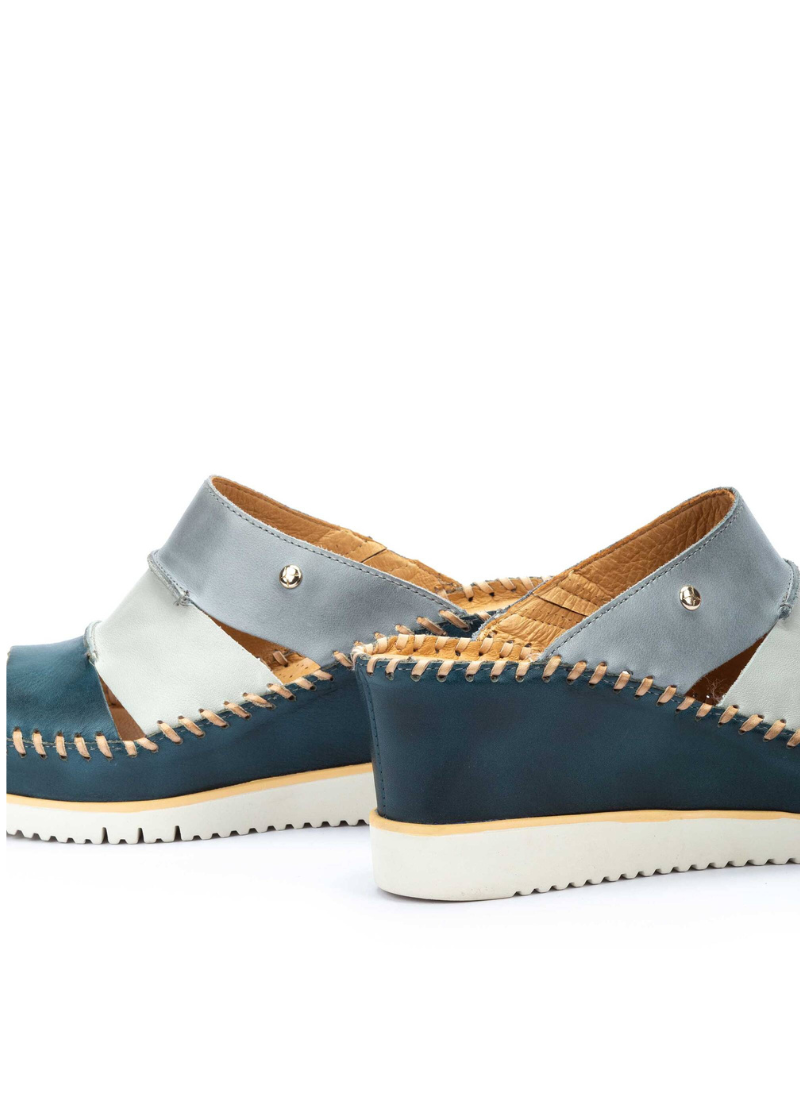 Leather Wedge Sandals