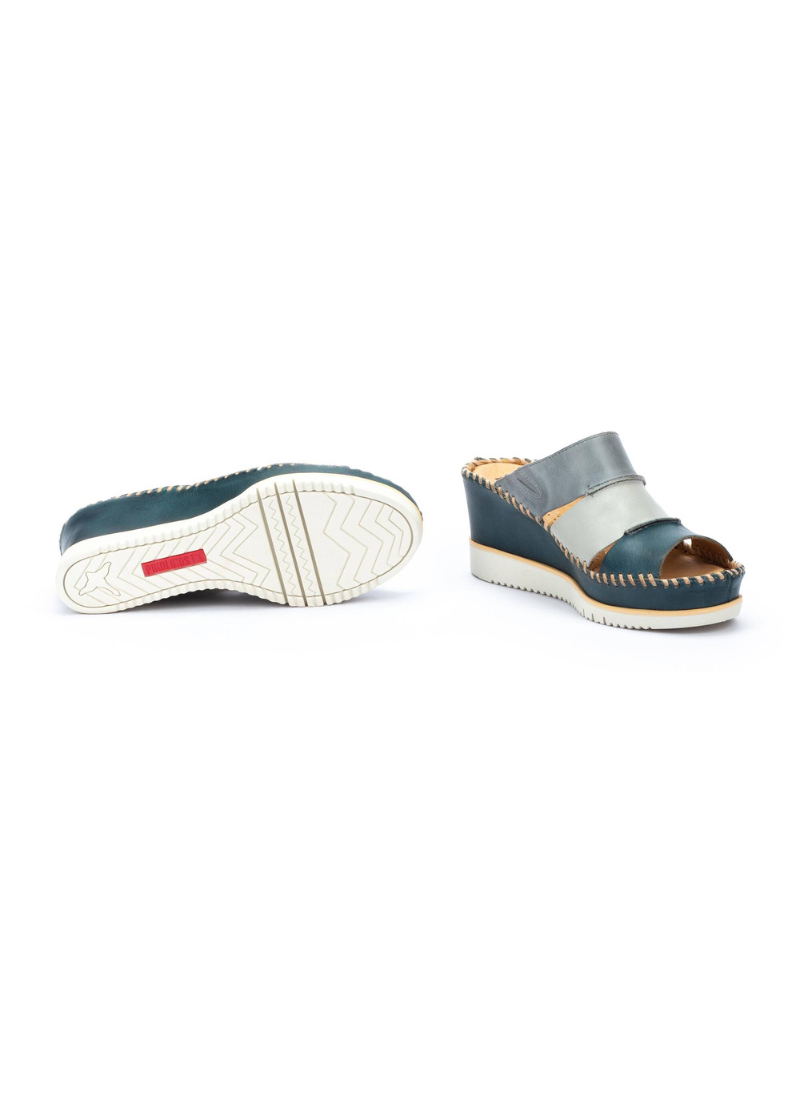 Leather Wedge Sandals