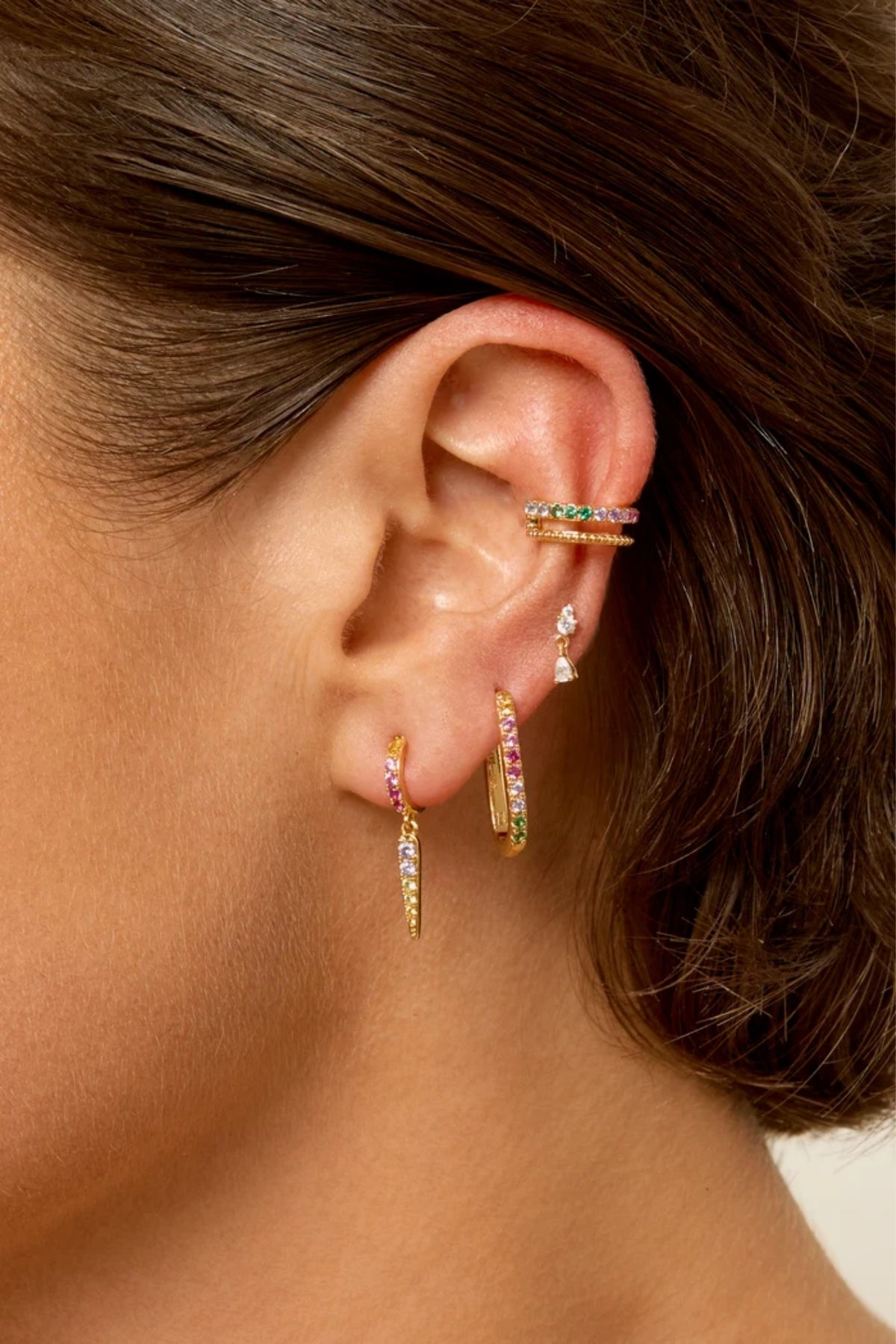 Rainbow Shiny Jazzy Earrings