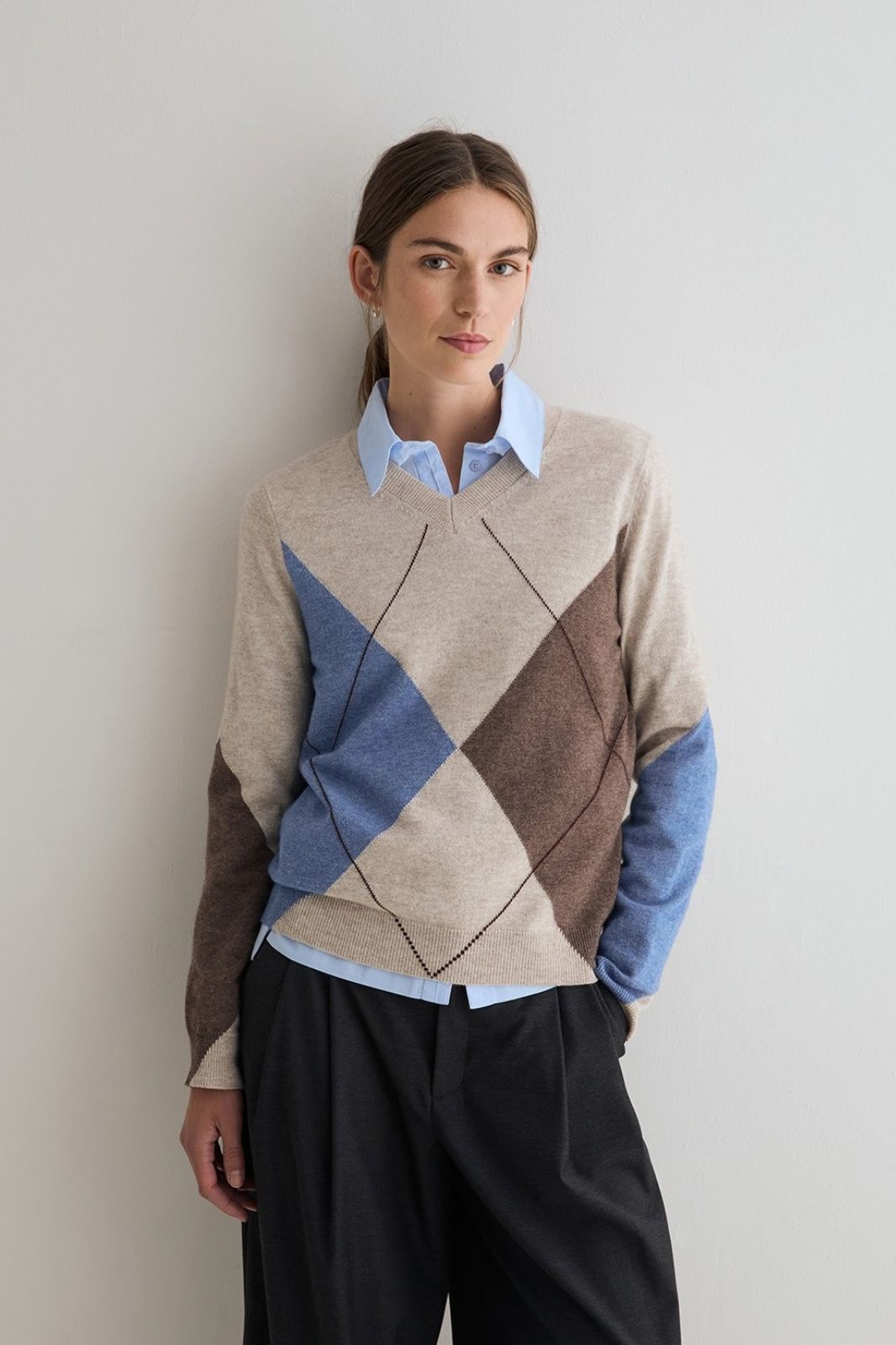 Diamond Pattern Sweater