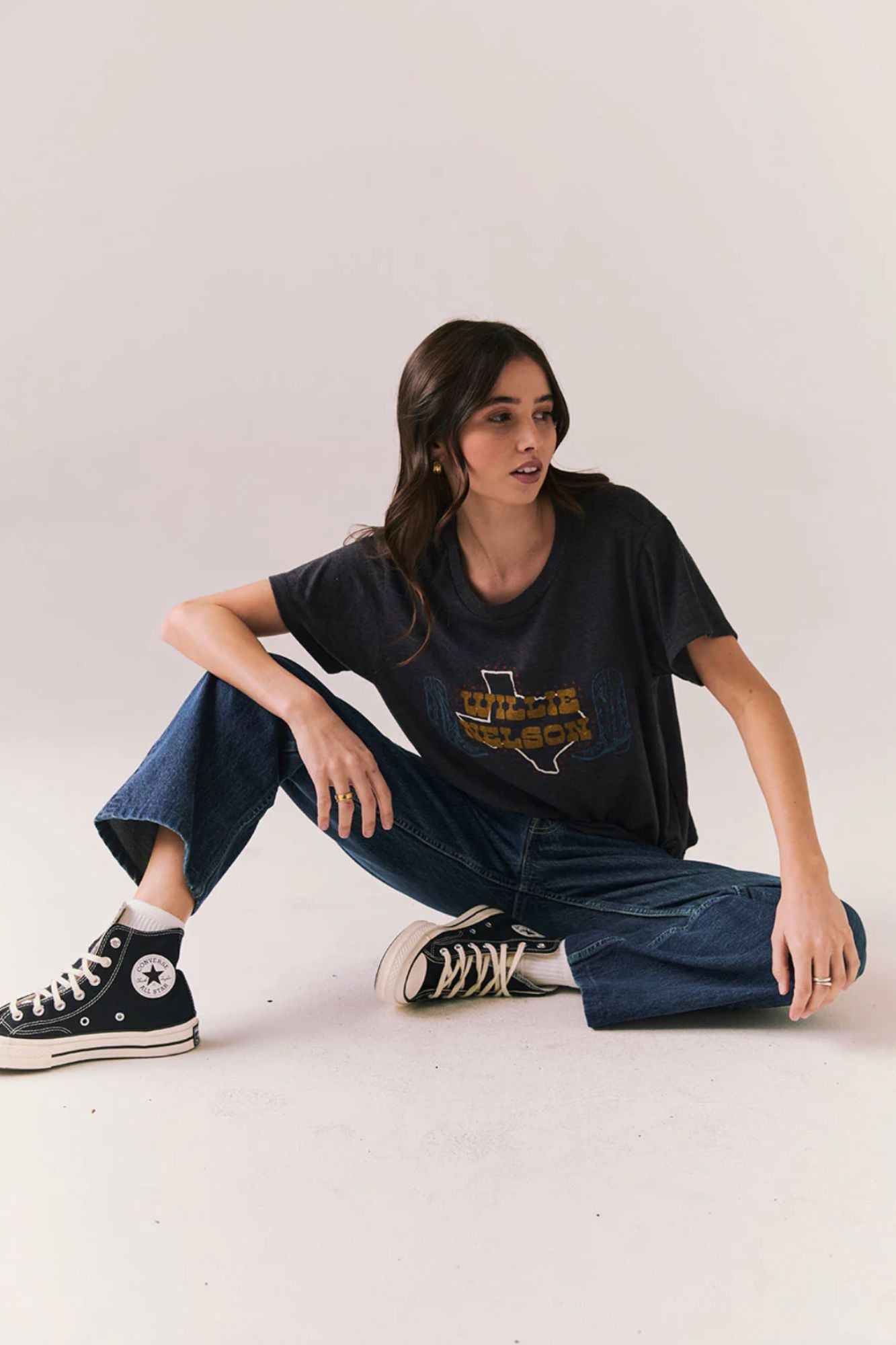 Willie Nelson Texas Boots Tee