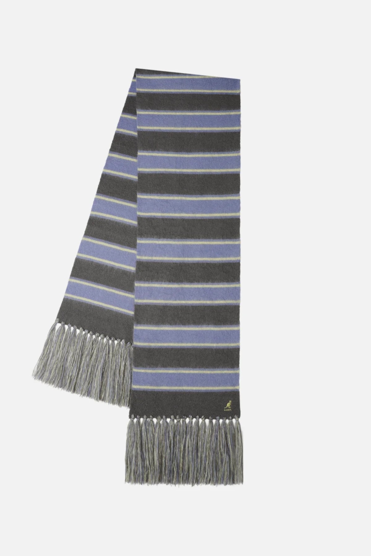 Fuzzy Stripe Scarf