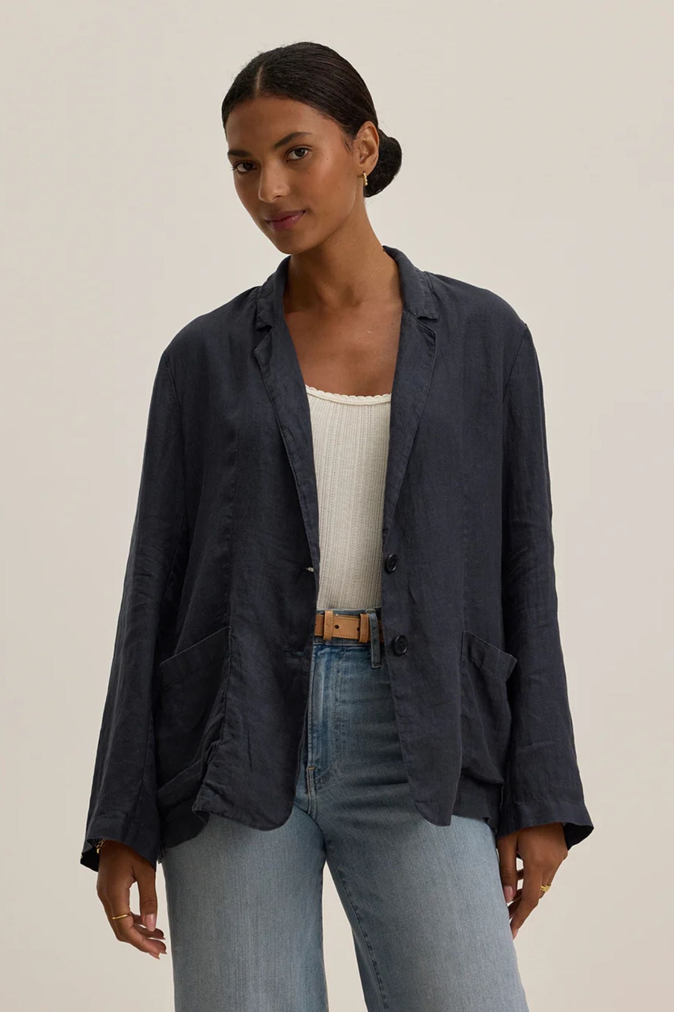 Iman Linen Blazer