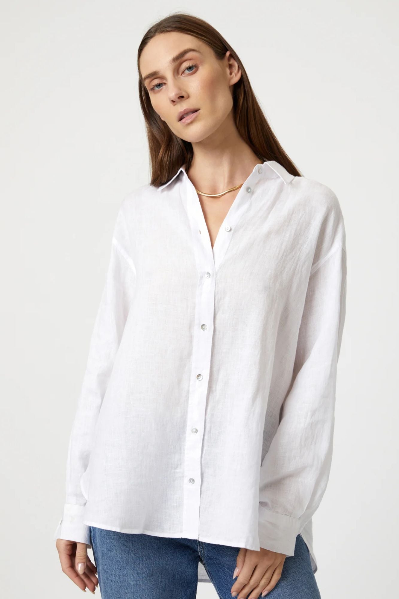 Linen Button Up Shirt