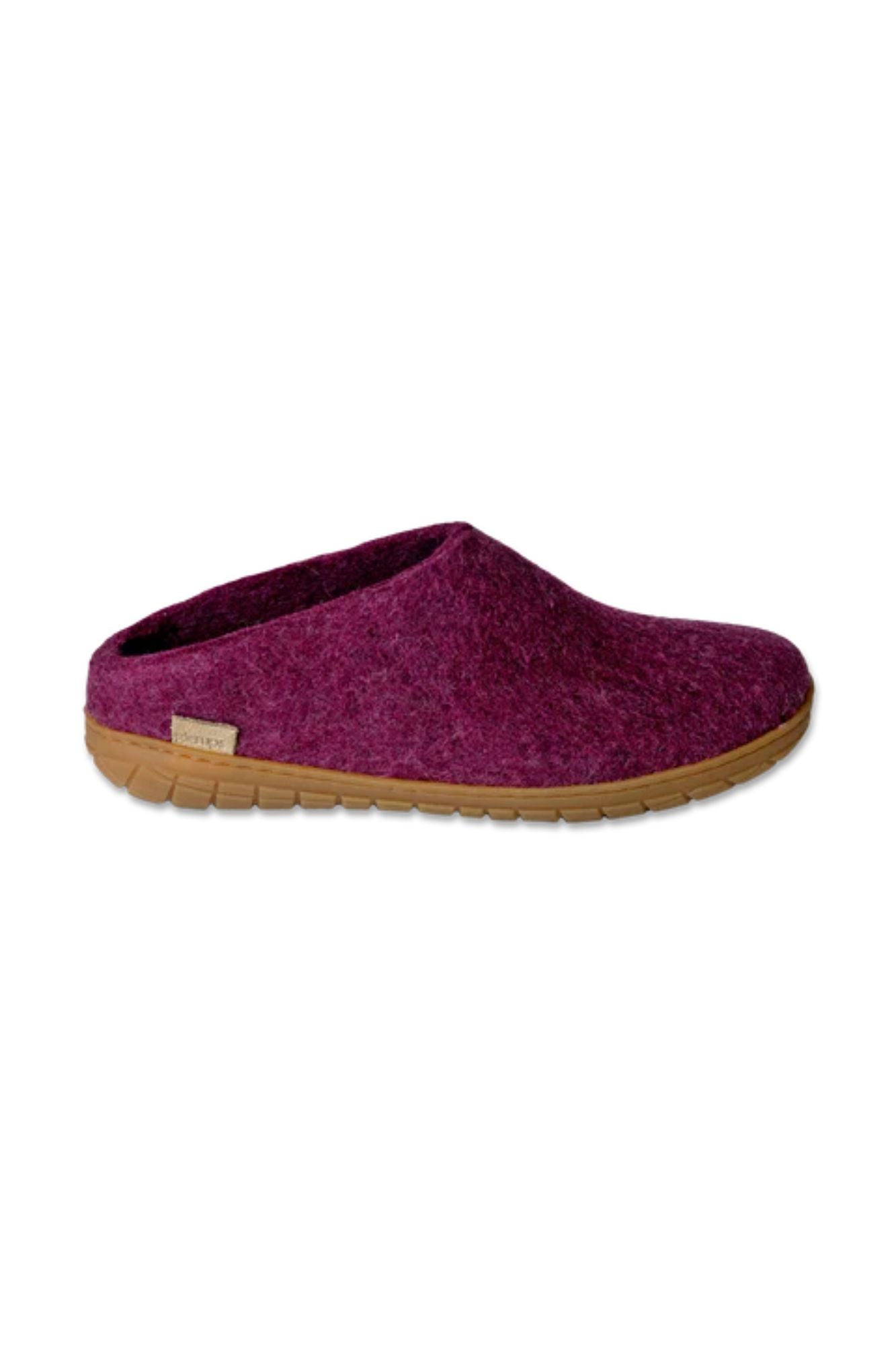Slip-On | Rubber Sole Cranberry