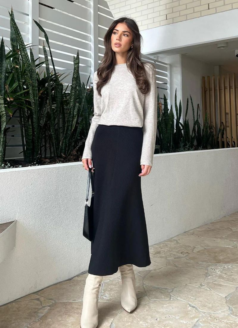 Jupe en tricot Tilda