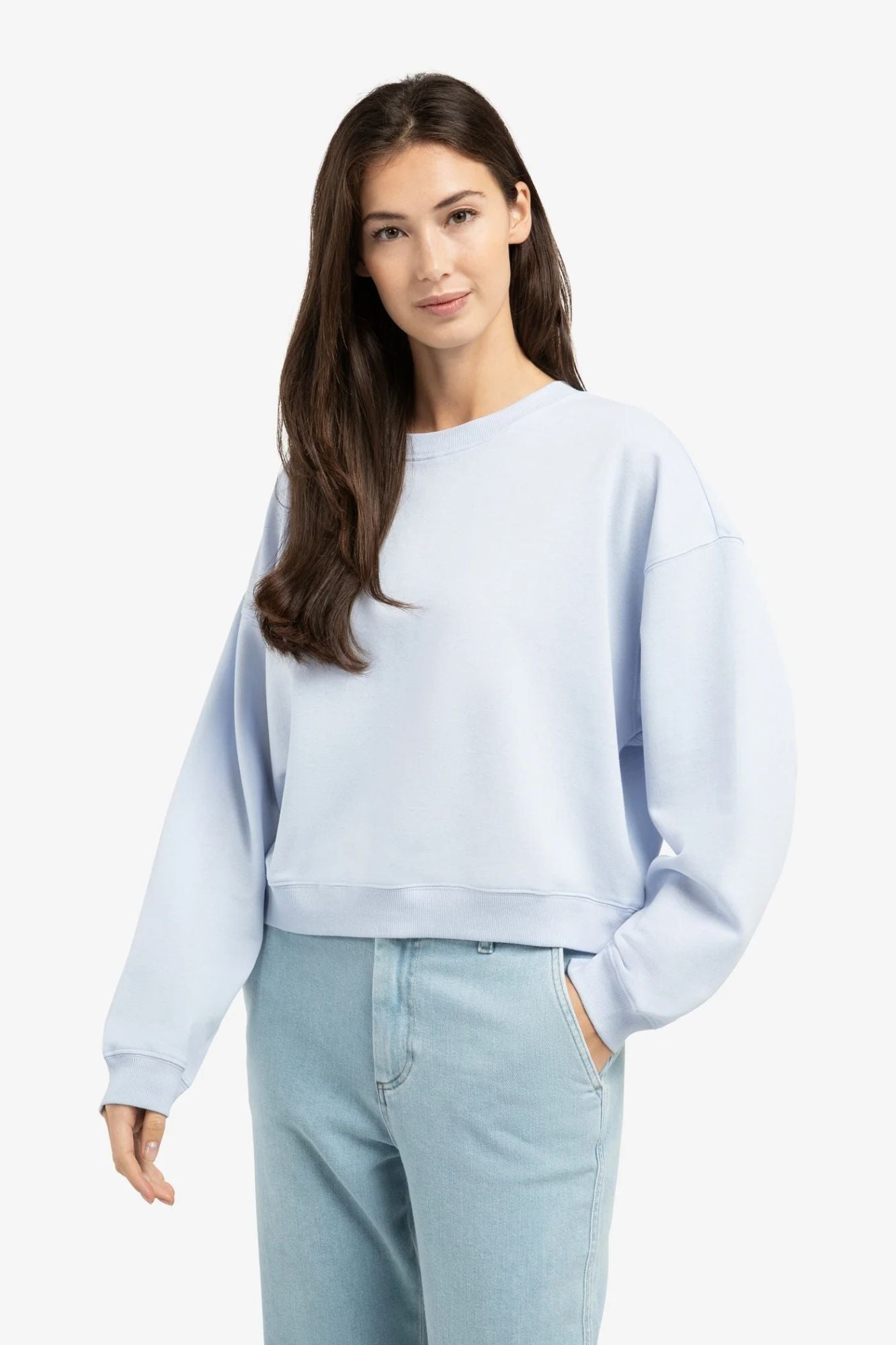 Lightweight Sweater with Crew Neck