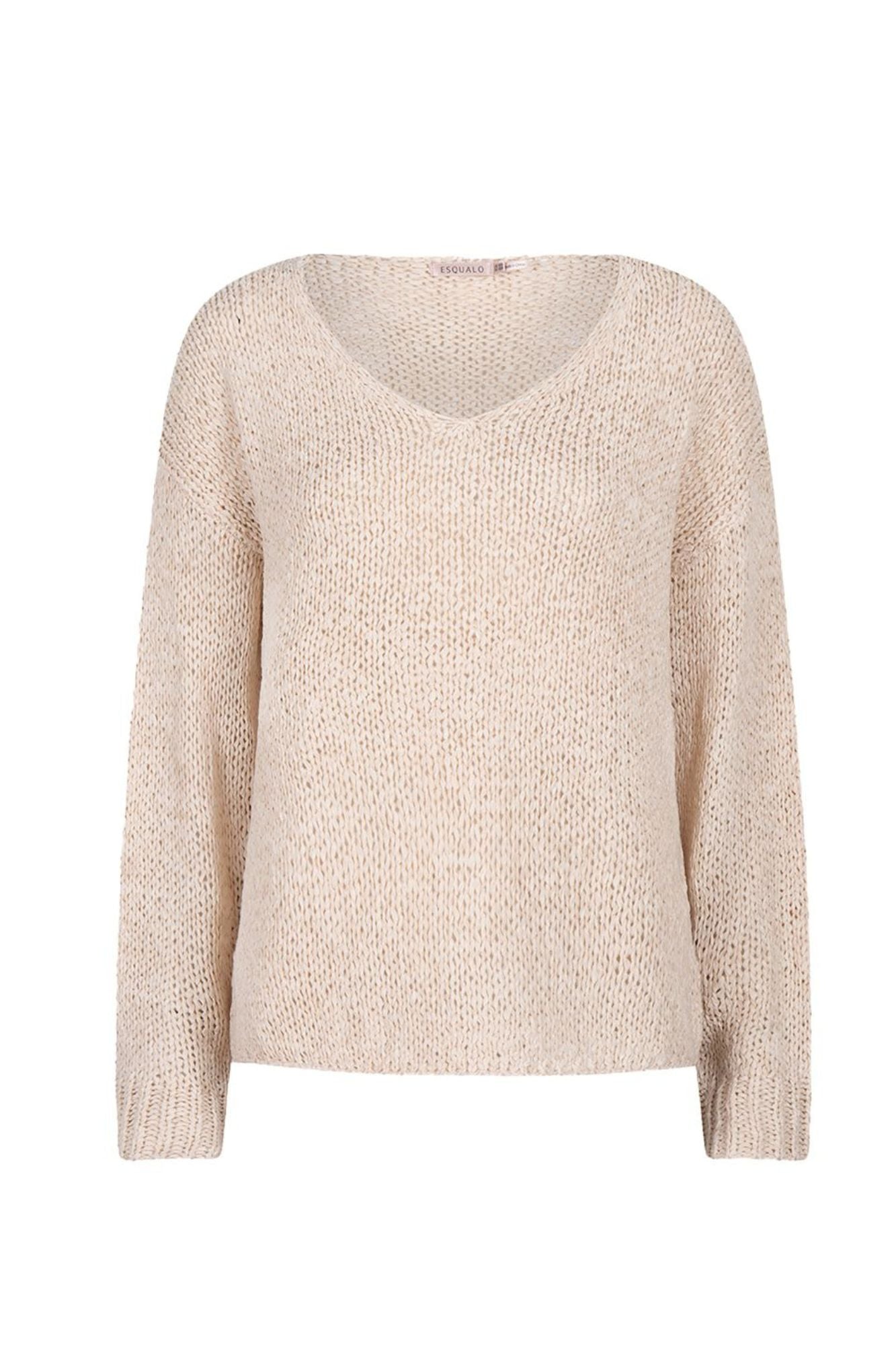 Sweater V Neck Tape Yarn
