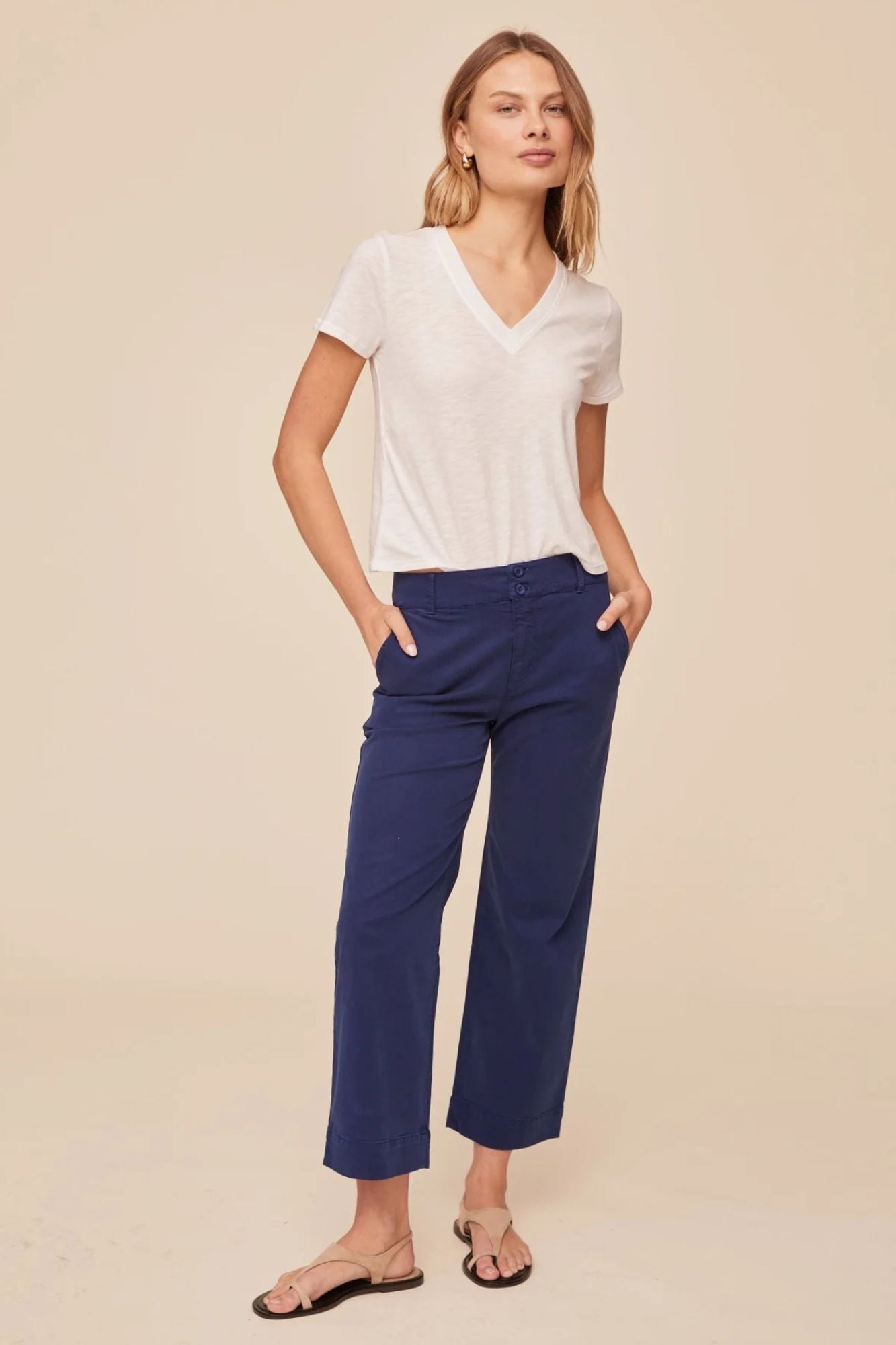 Saige Wide Leg Crop