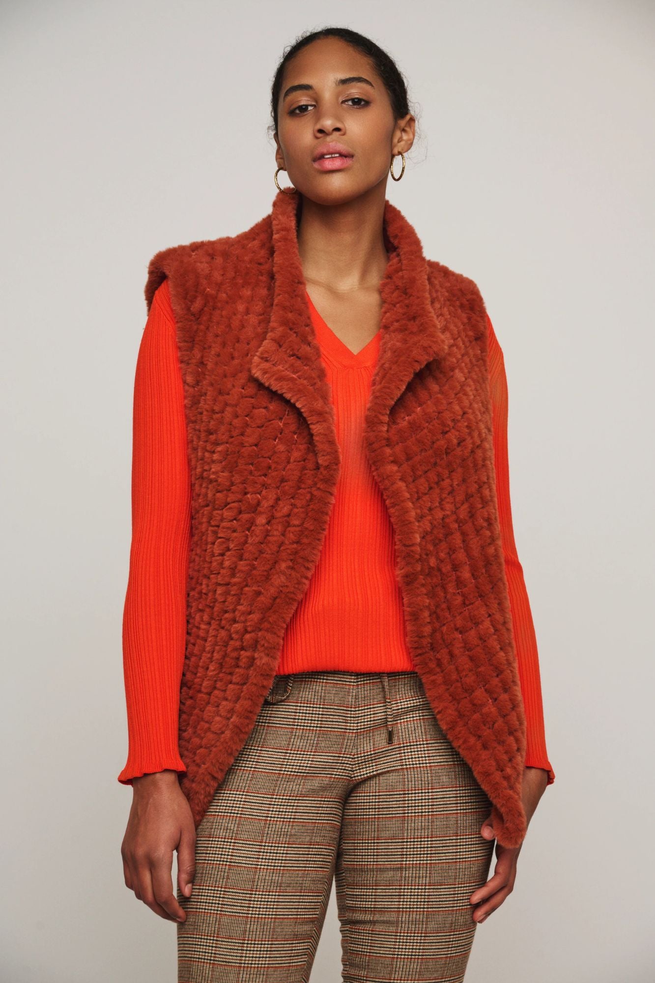 Jenna Faux Fur Waistcoat