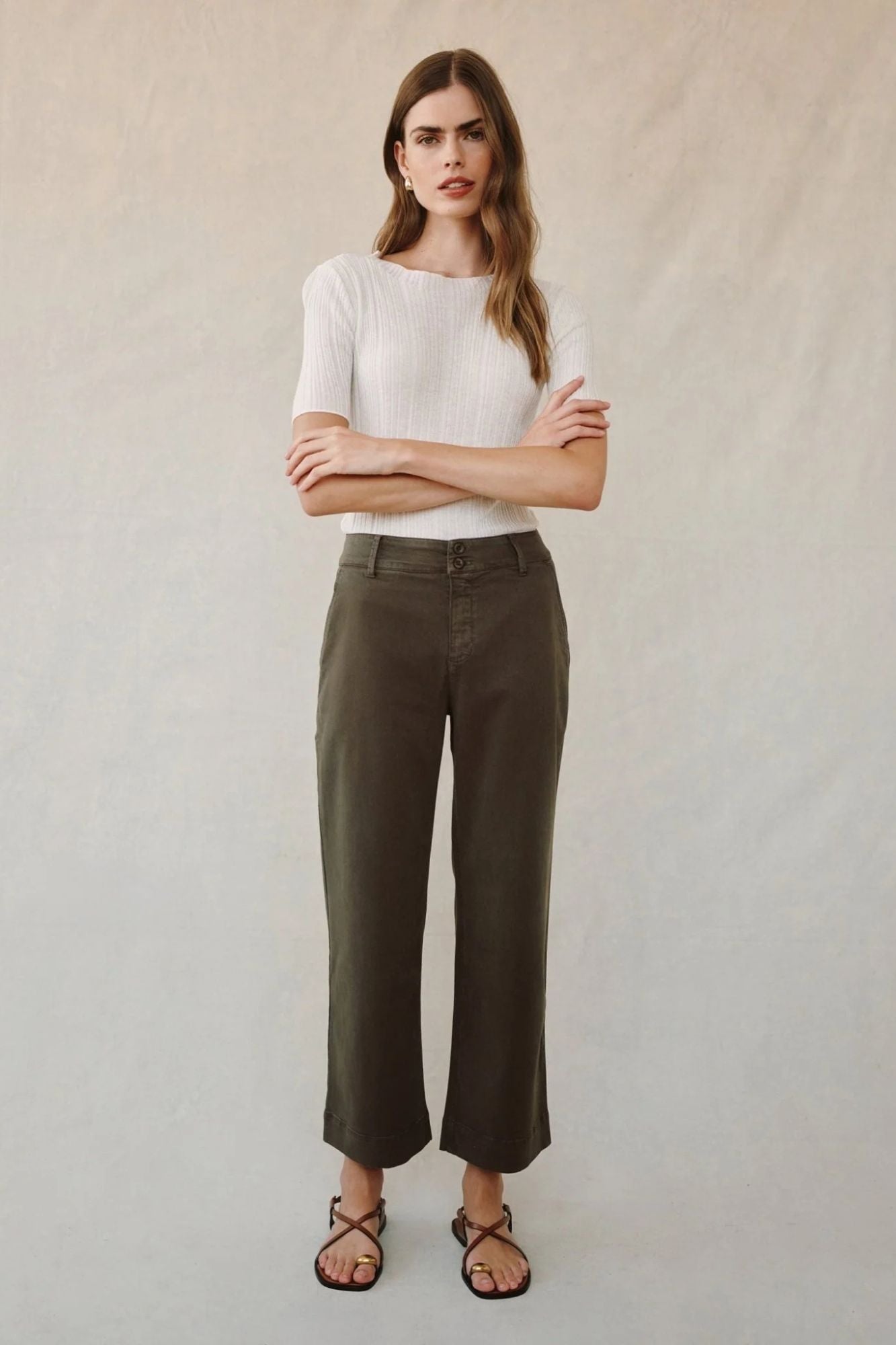 Saige Wide Leg Crop