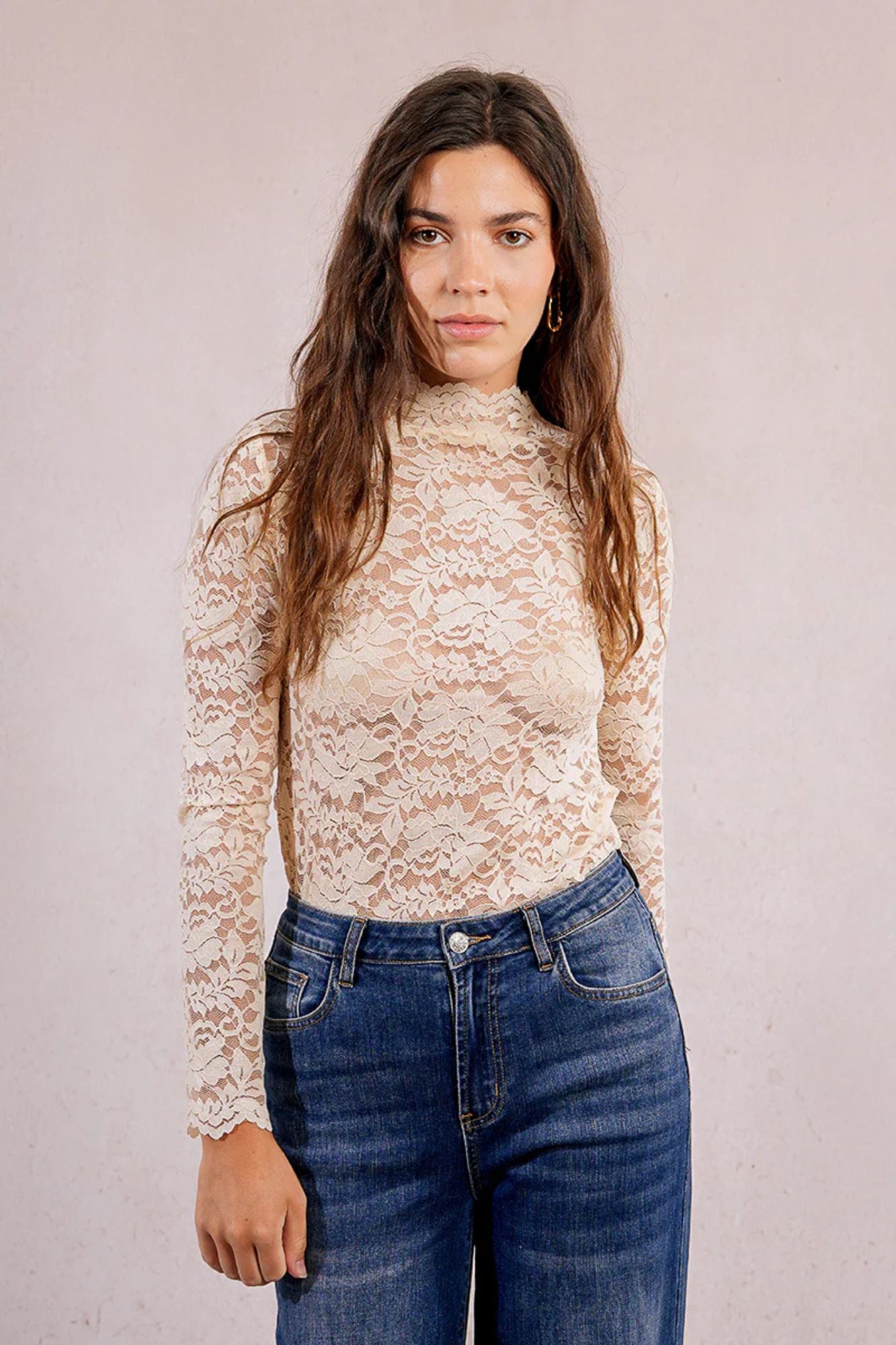 Flora Sheer Top