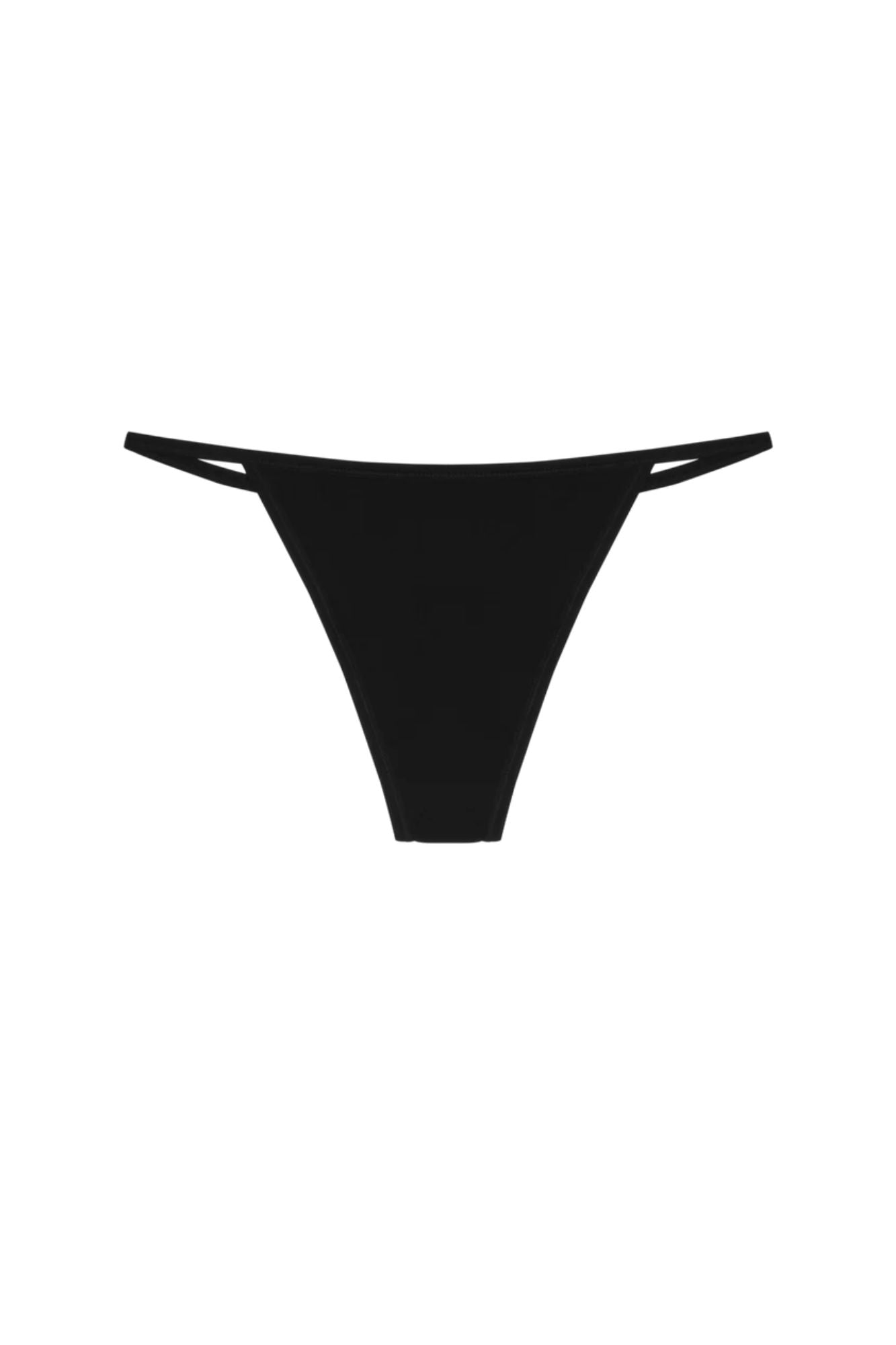 String Thong Mineral Undies | Black