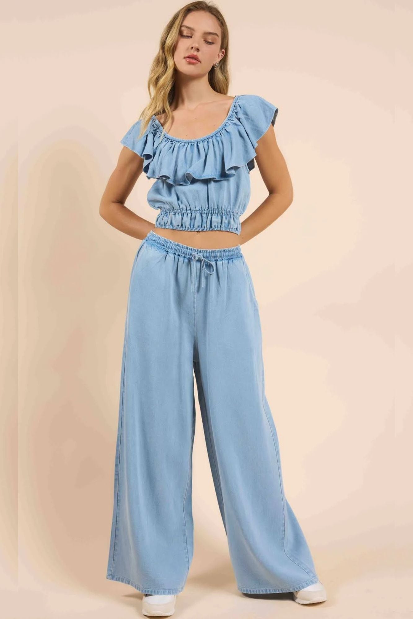 It's Pouring Elastic Drawstring Pants