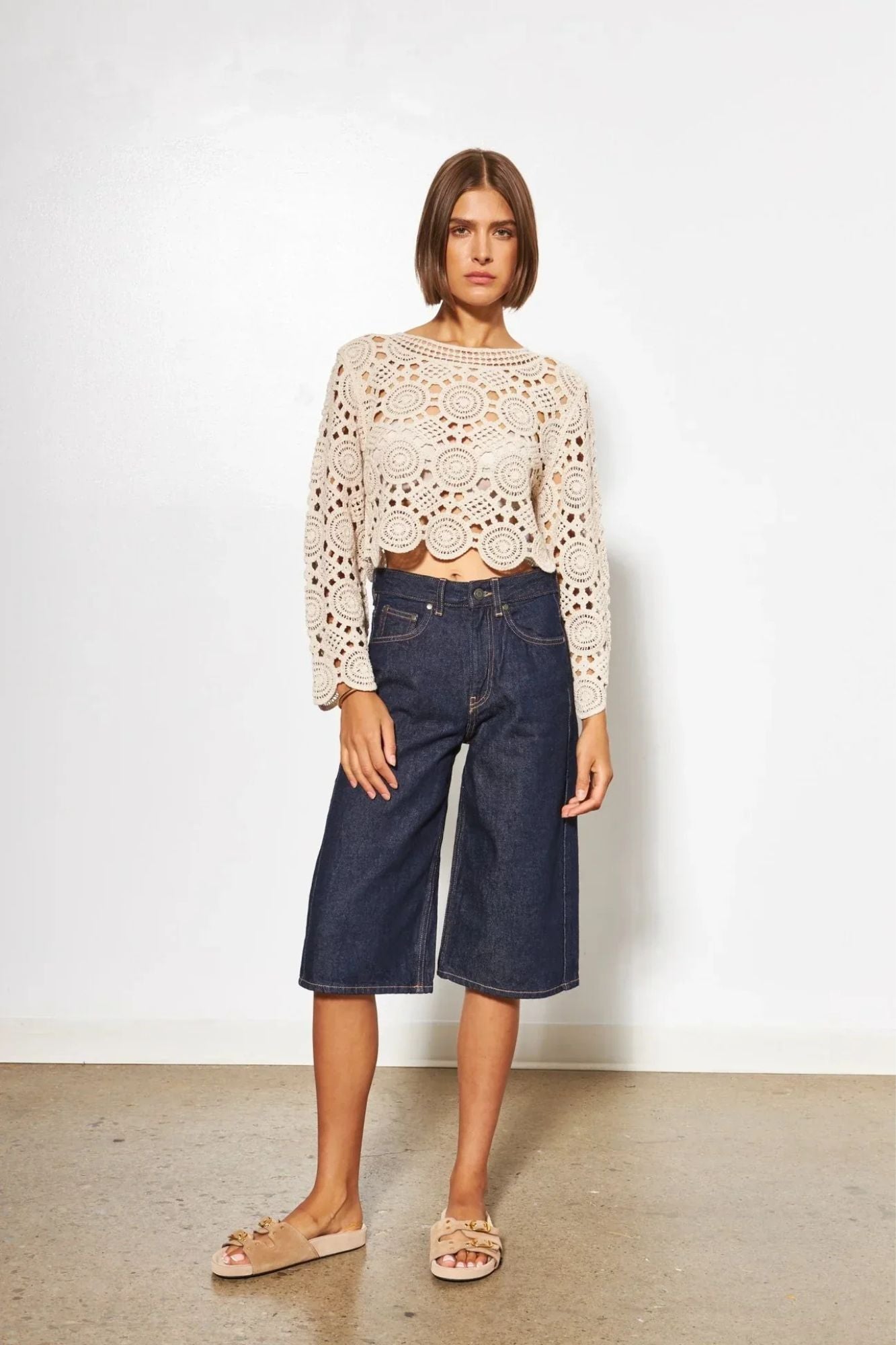 Romie Crochet Sweater