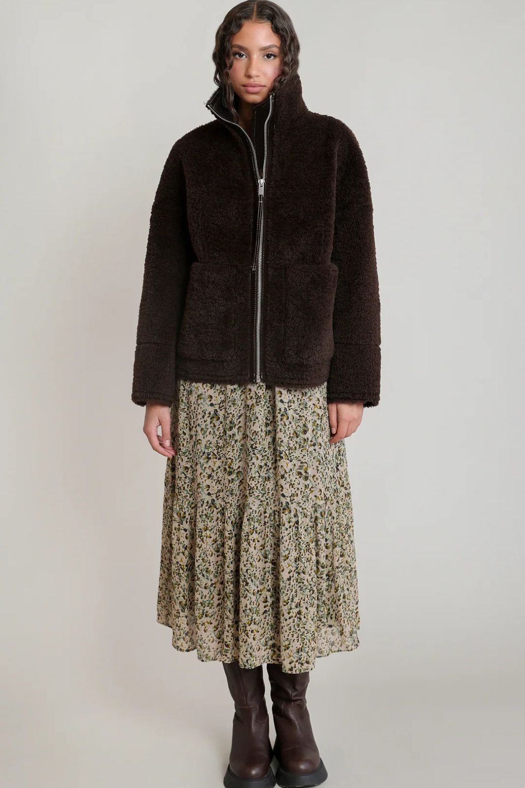 Faux Shearling Jacket