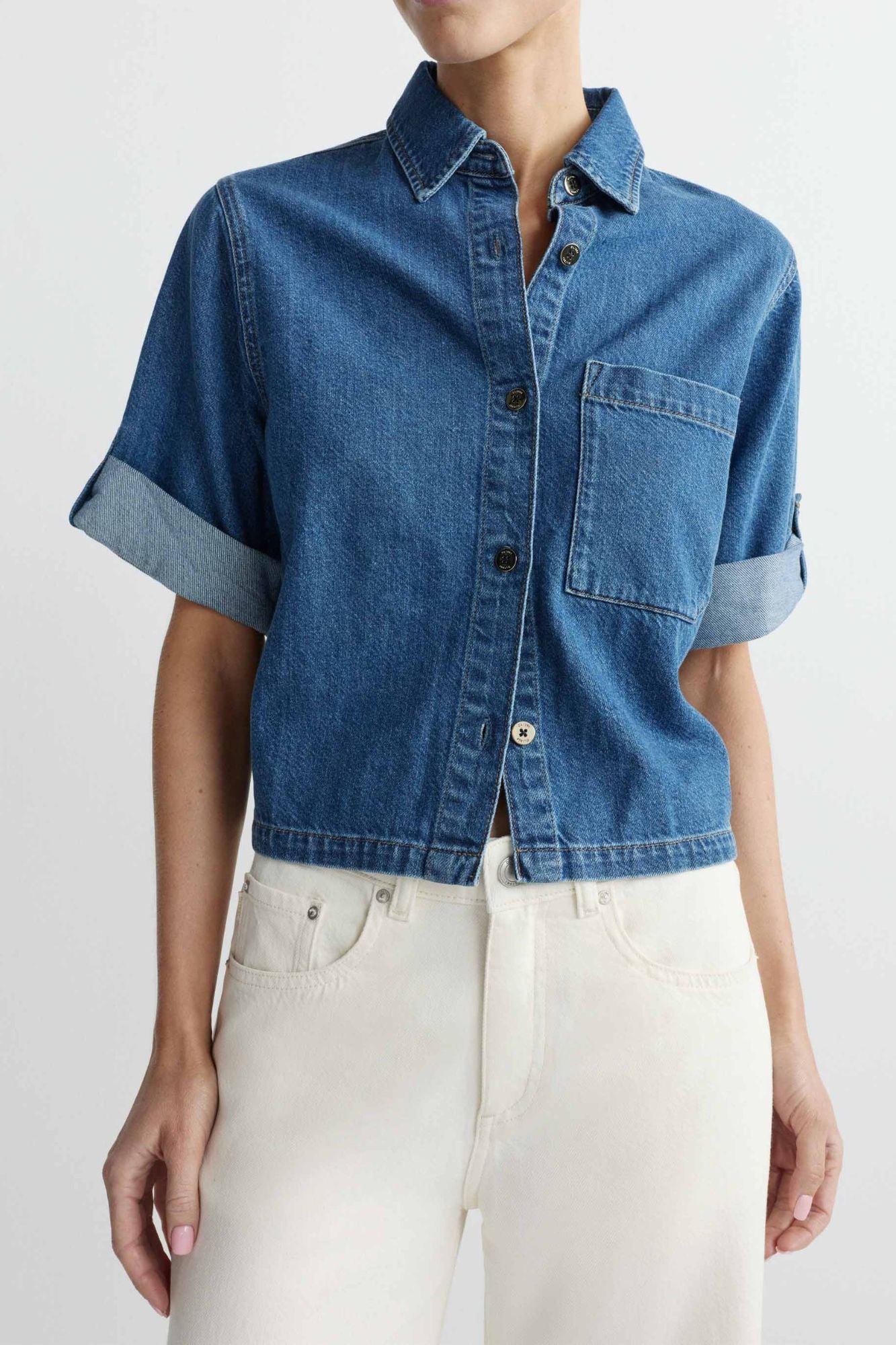 Montauk Shirt Cuffed Sleeve