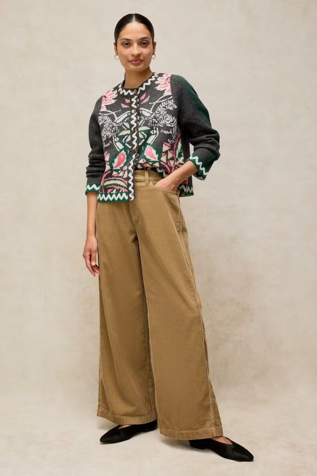 Ayla Cord Wide Leg Trouser