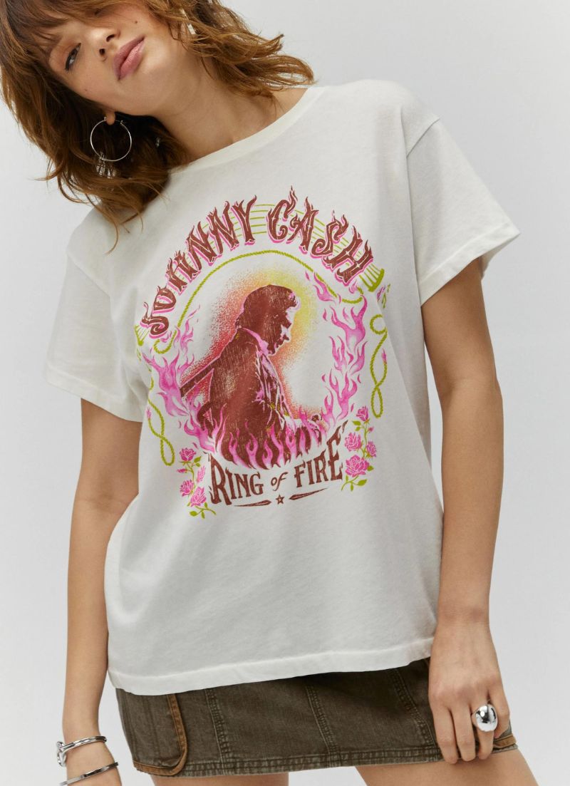 Johnny Cash Ring Of Fire Tee