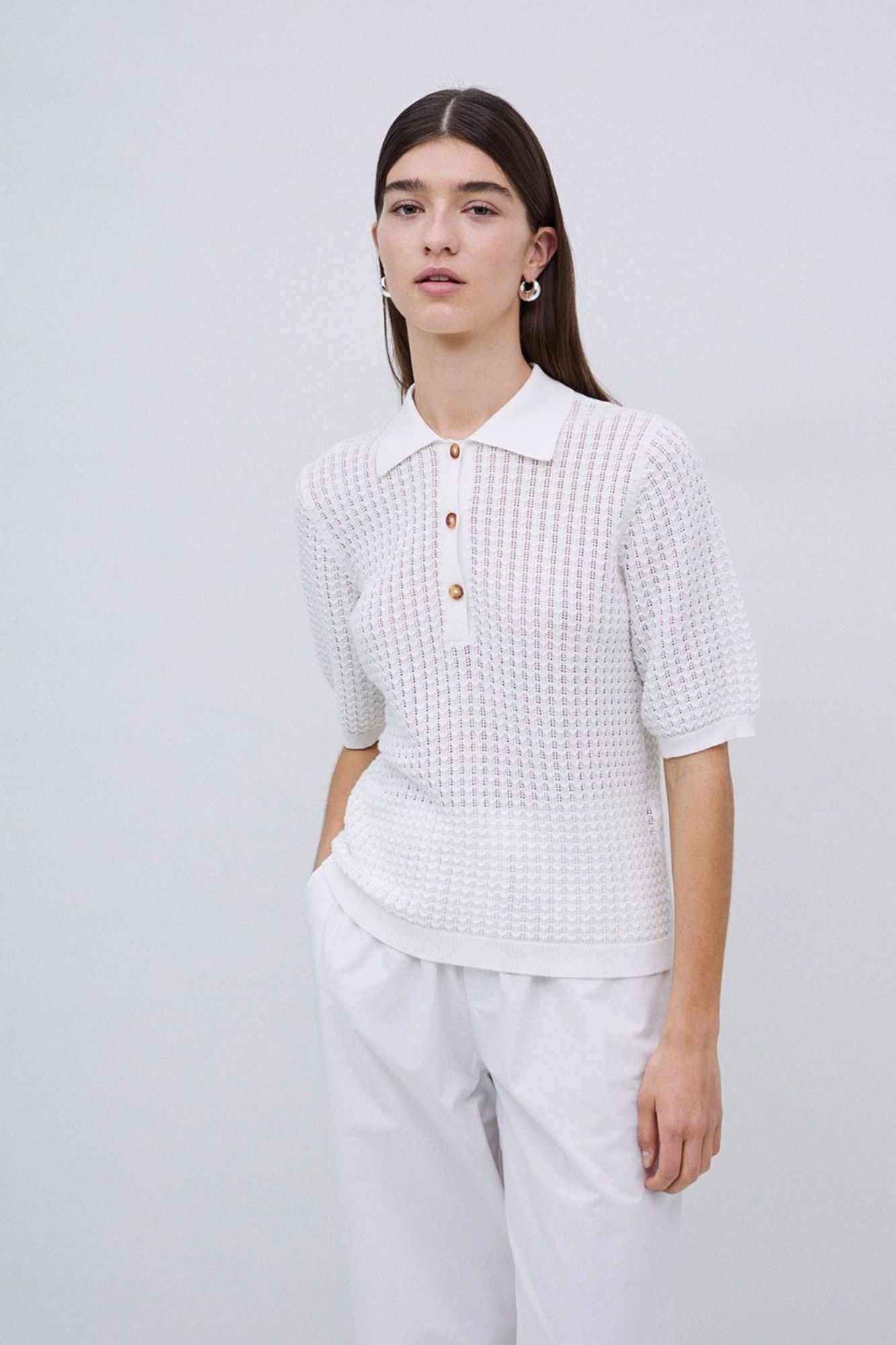 Openwork Knit Jumper