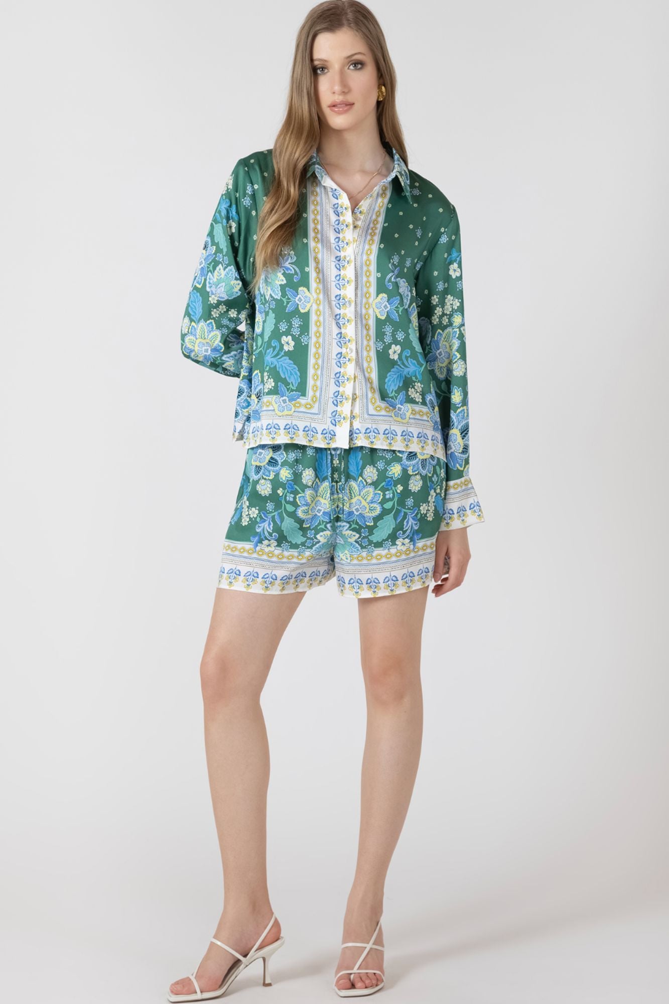 Silky Elastic Waist Short