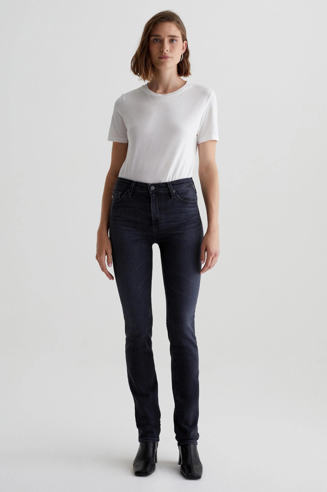 Mari Mid-Rise Slim Straight Extended