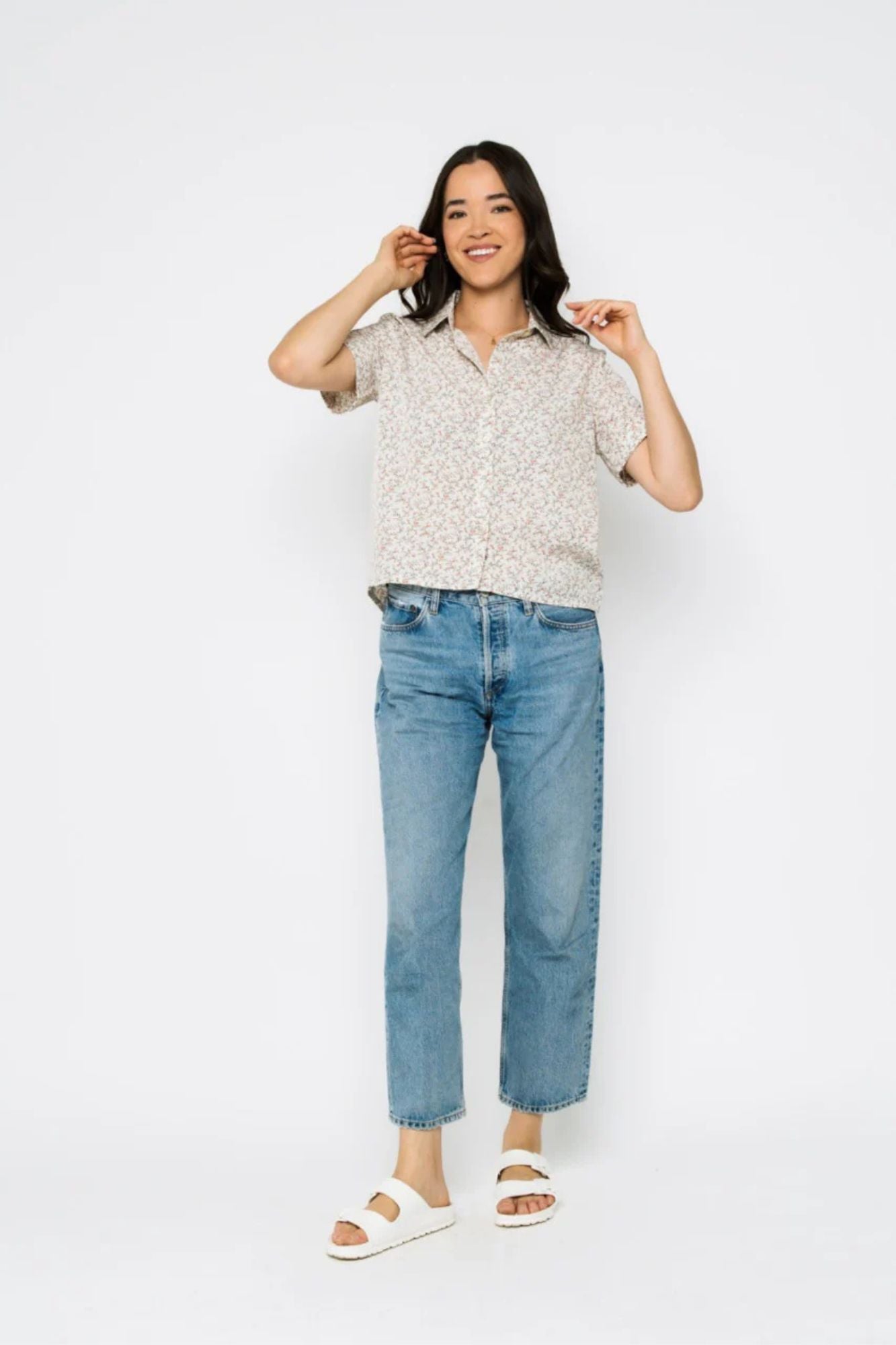 Nina Roll Cuff Shirt