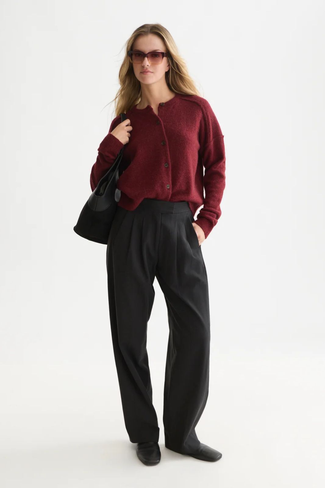 Fuzzy Relaxed Fit Cardigan