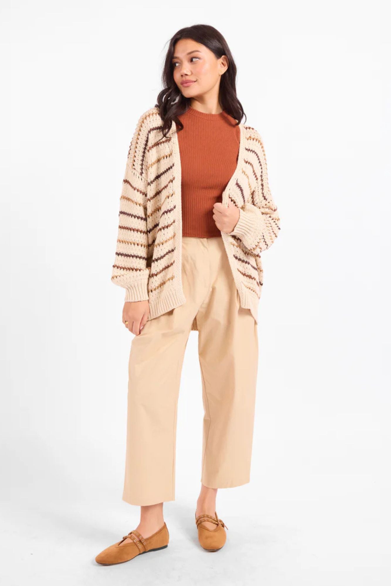 Lost Range Stripe Cardigan