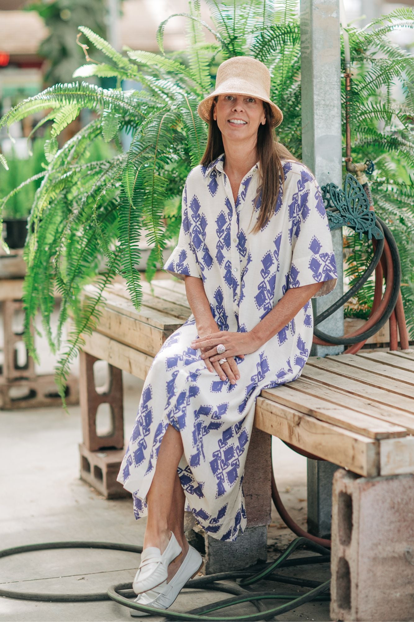 Kaftan With I-Kat Print