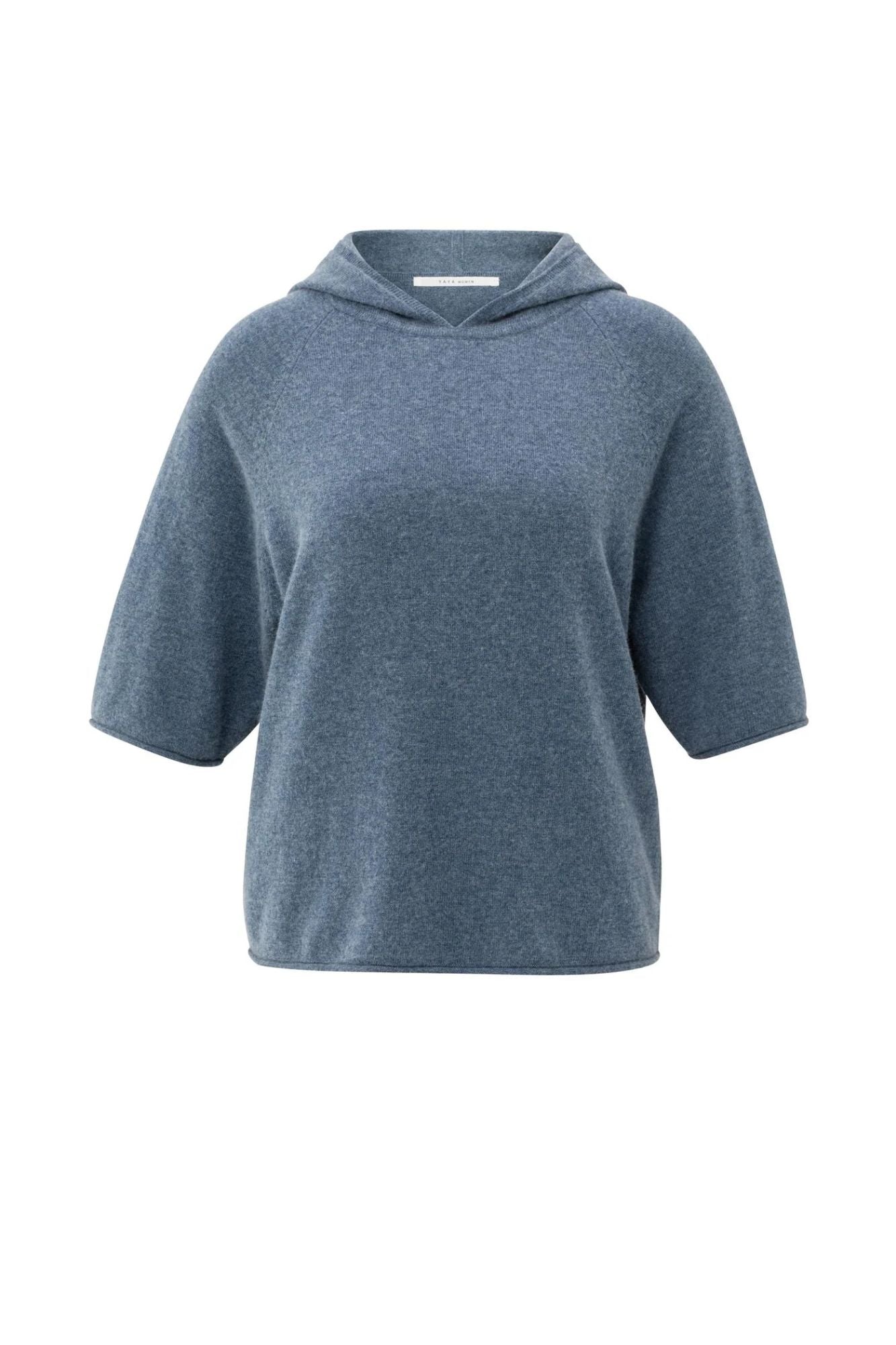 Flora Short Sleeve Knit Hoody