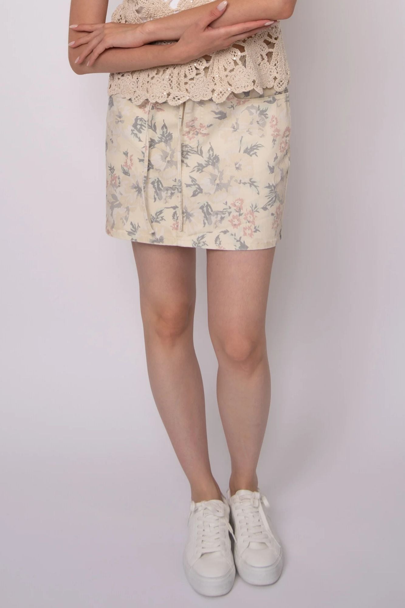 Skie Stretch Twill Mini Skirt
