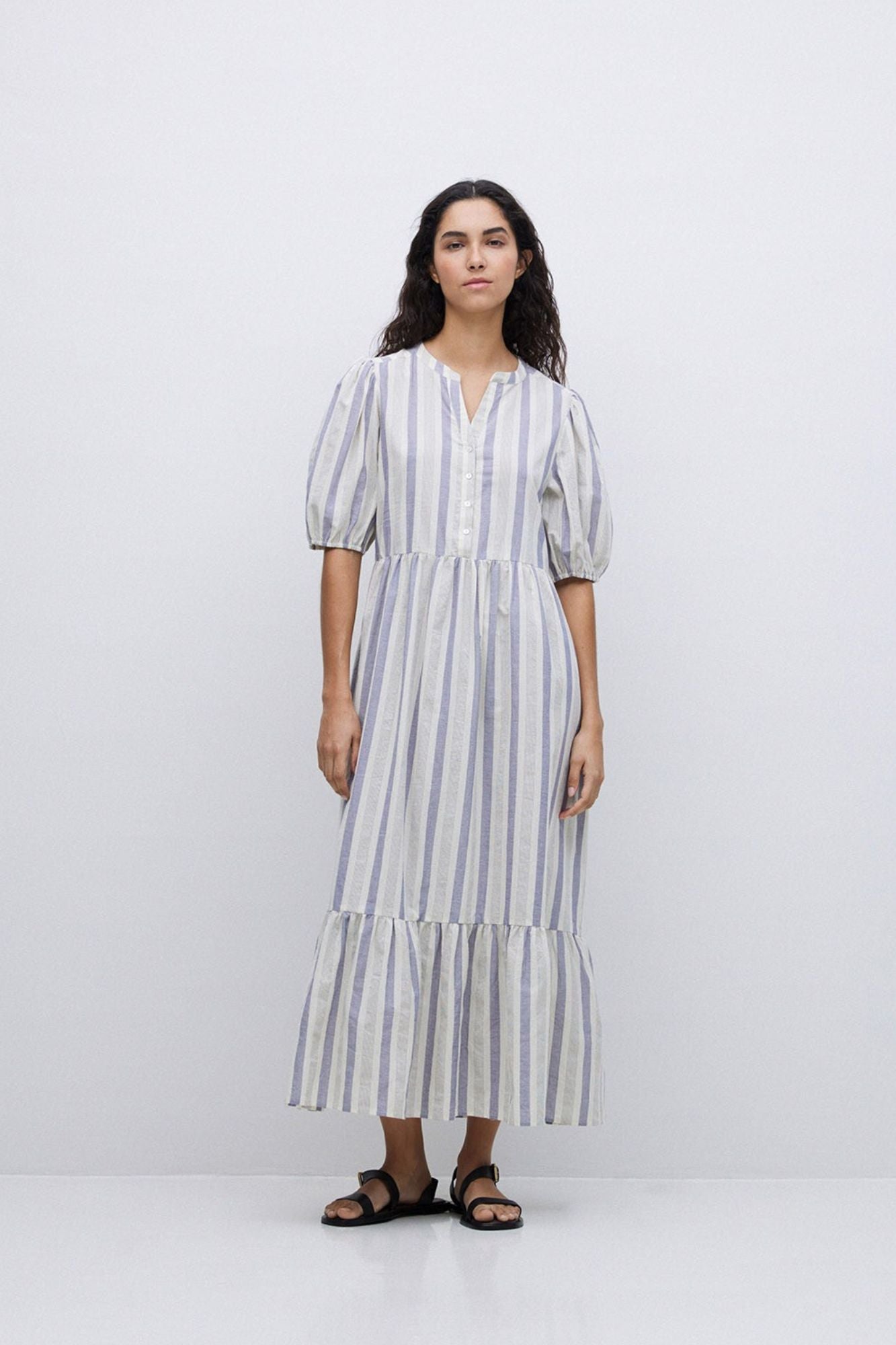 Long Ruffled Dress