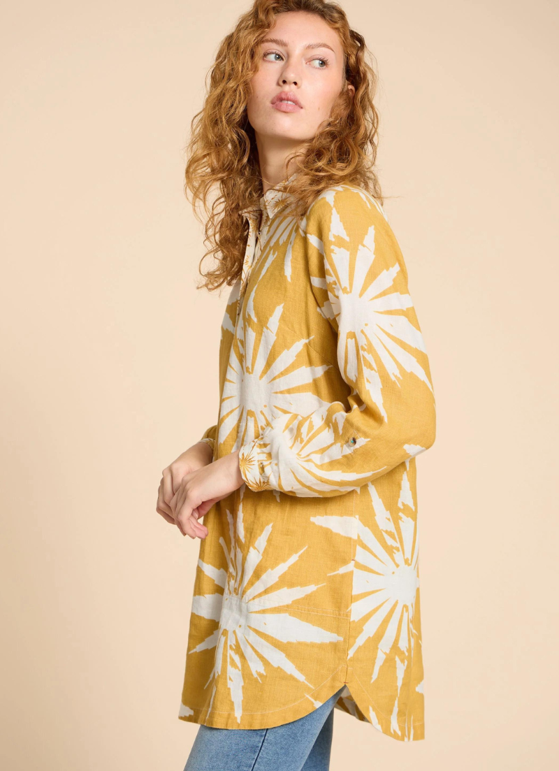 Evelyn Linen Turnic