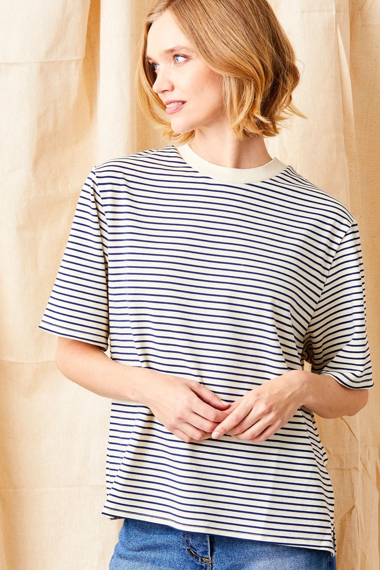 Galilee AsymetricJersey Top