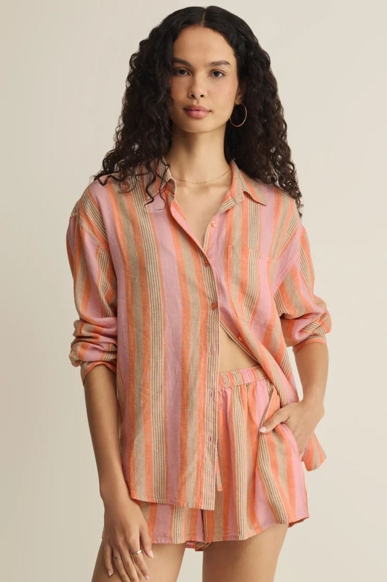 The Perfect Stripped Button Up