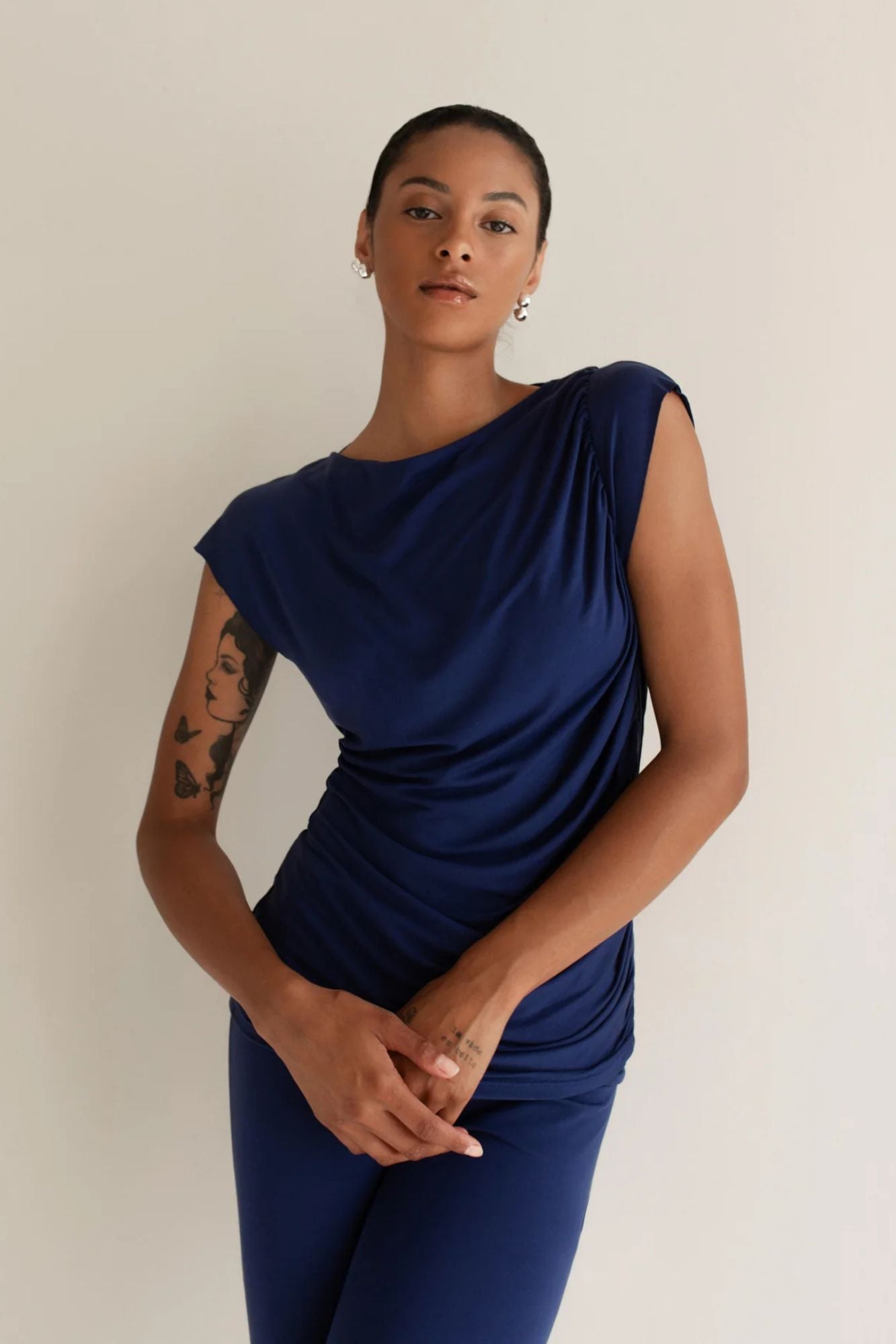 Greta Rouched Tee