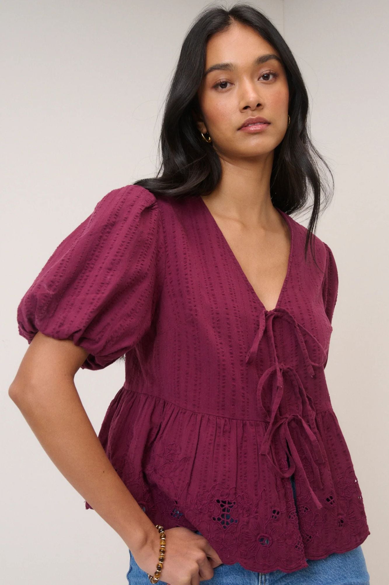 Aries Cutwork Blouse