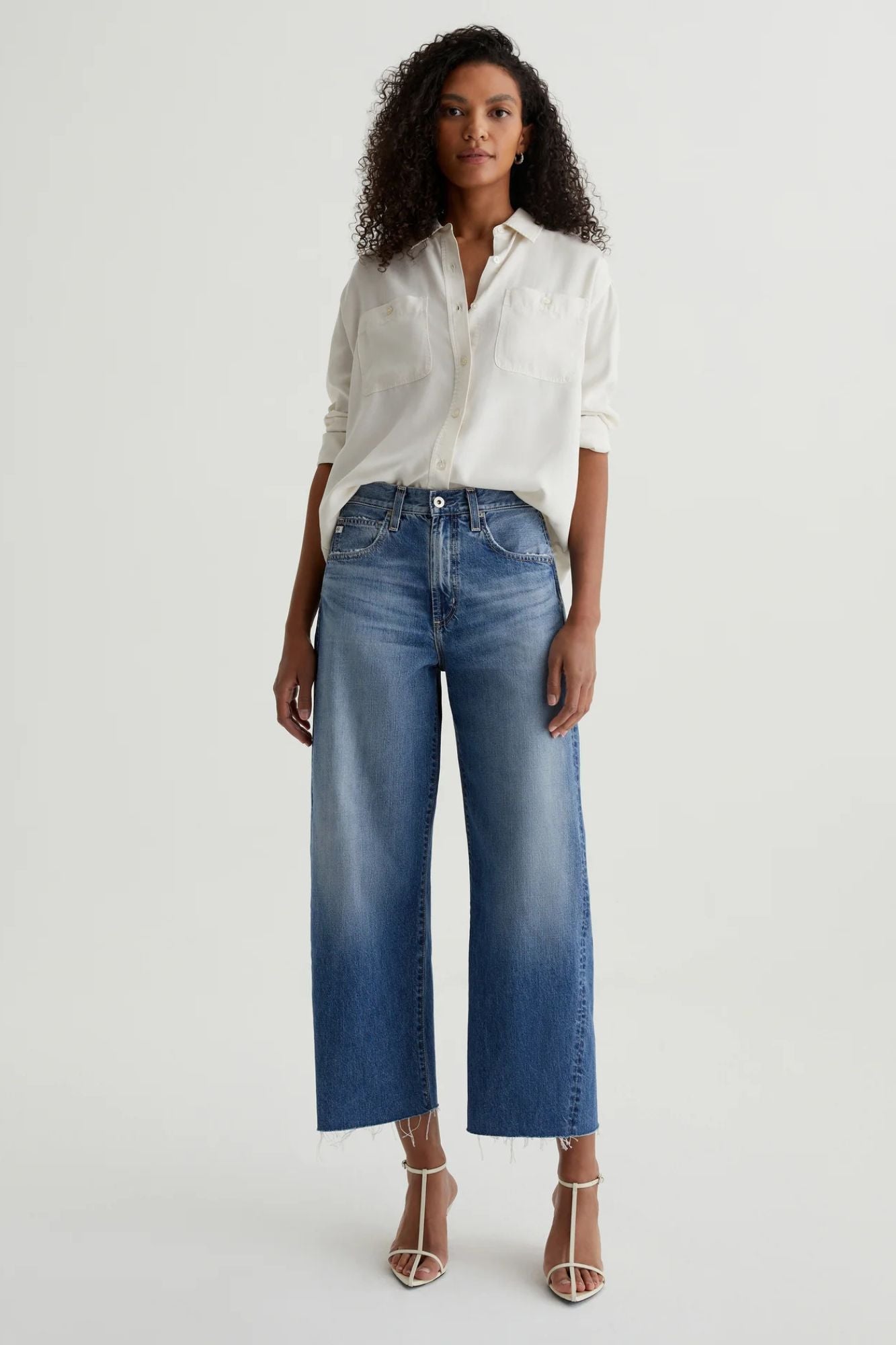 Hattie Crop High-Rise Barrel