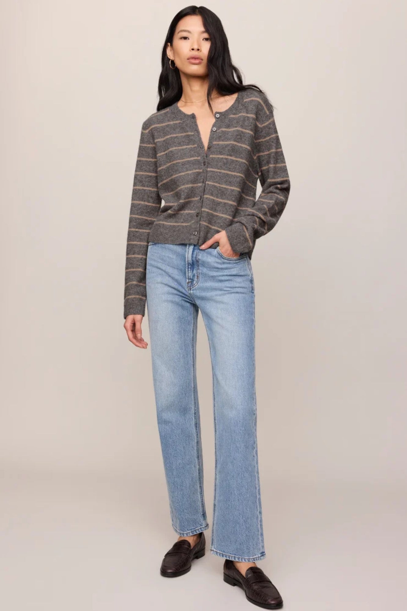 Medina Stripe Cardigan