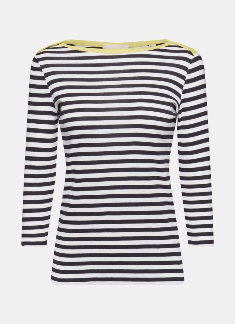 T-shirt à col bateau