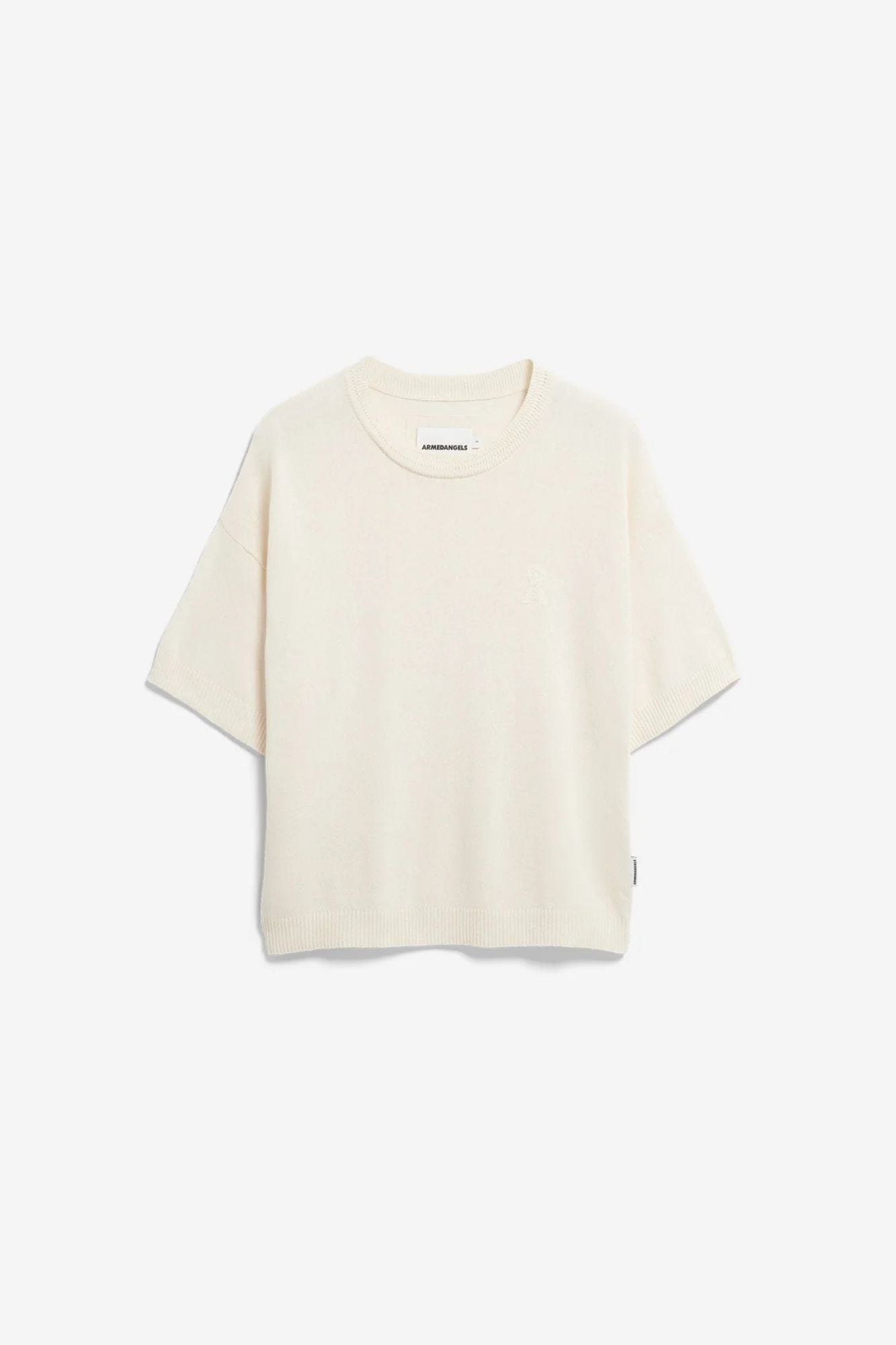 Short Sleeve Linen Blend Knit Sweater